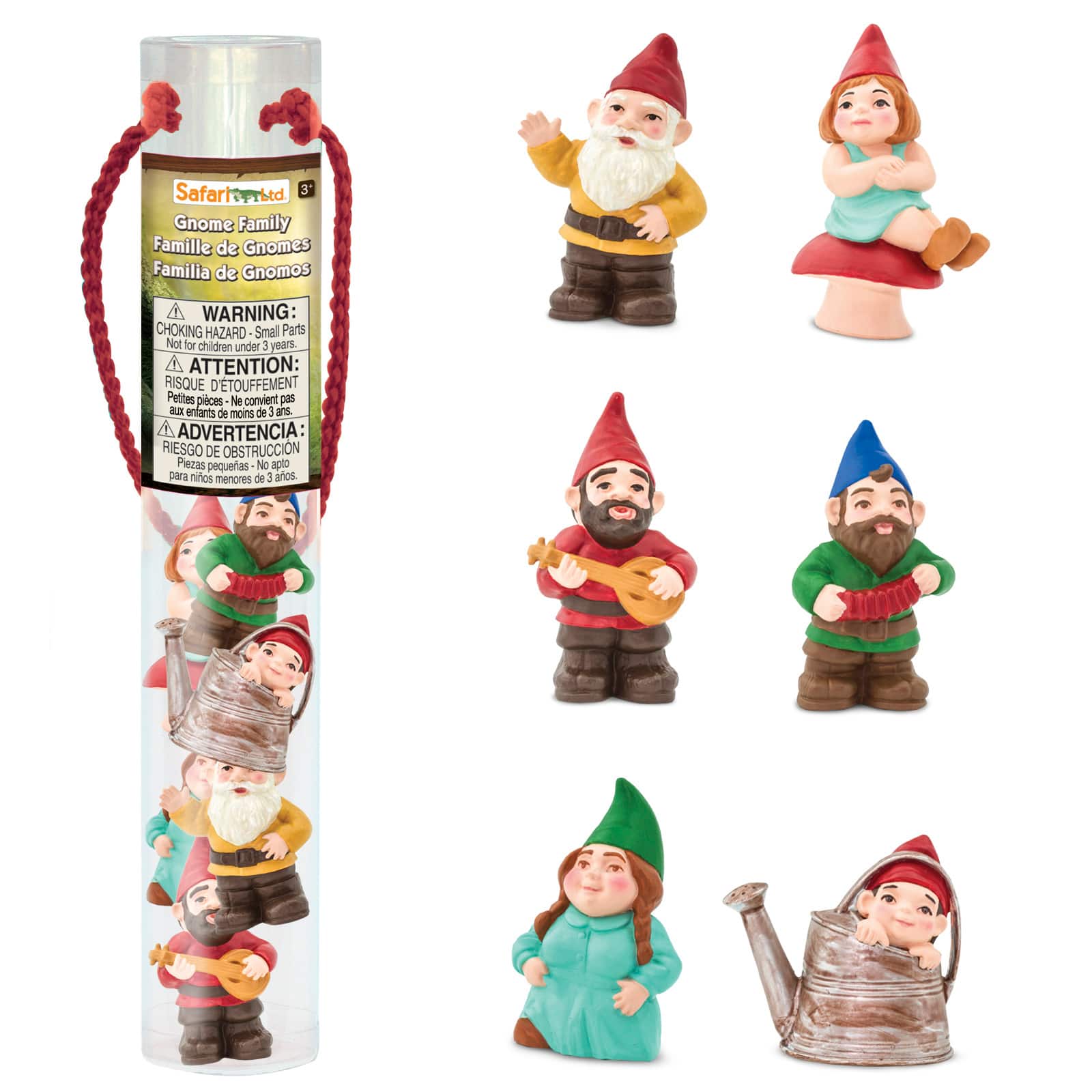 12 Pack: Safari Ltd® Designer TOOB® Gnome Family Set