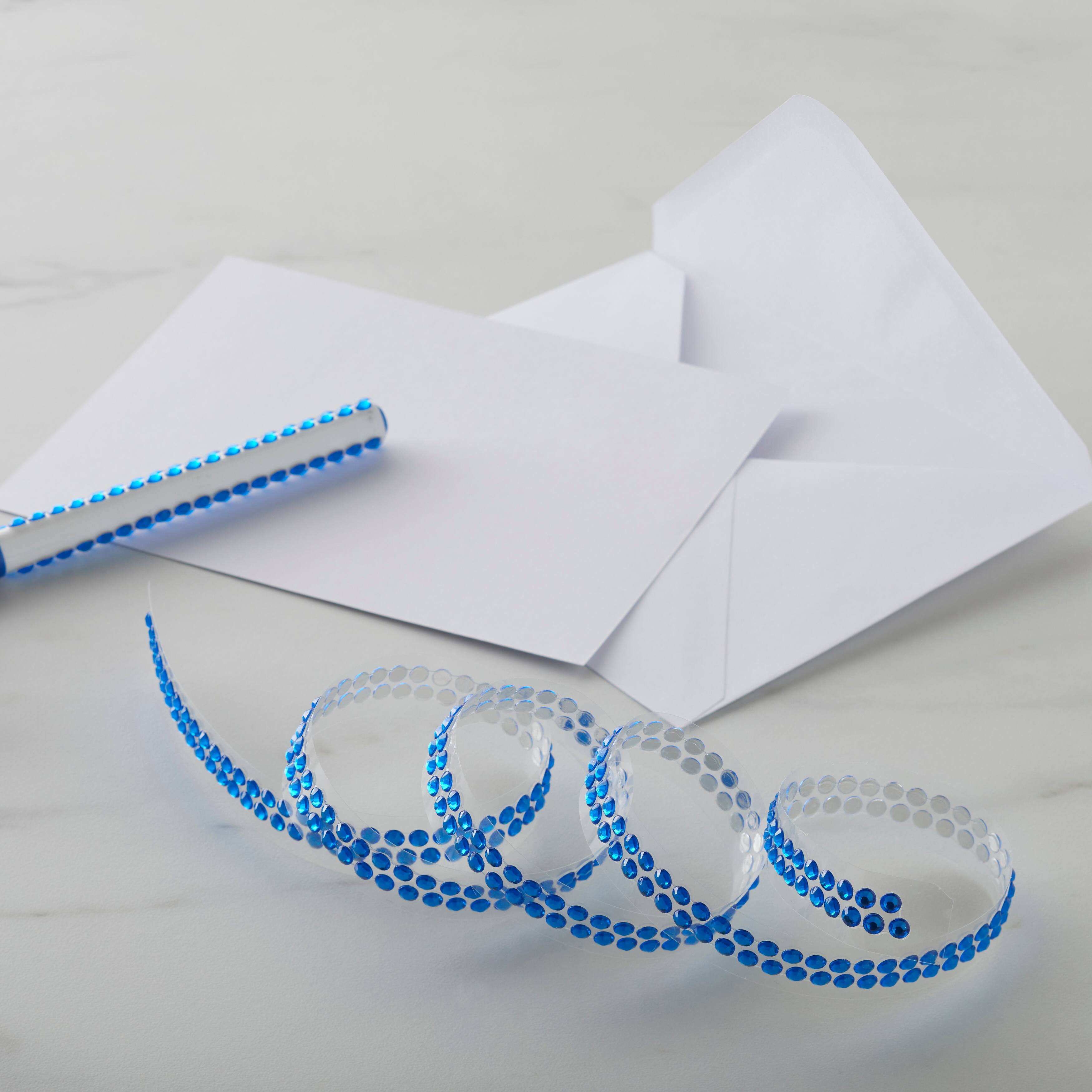 12 Pack: Bling on a Roll™ Blue Rhinestone Adhesives by Recollections™