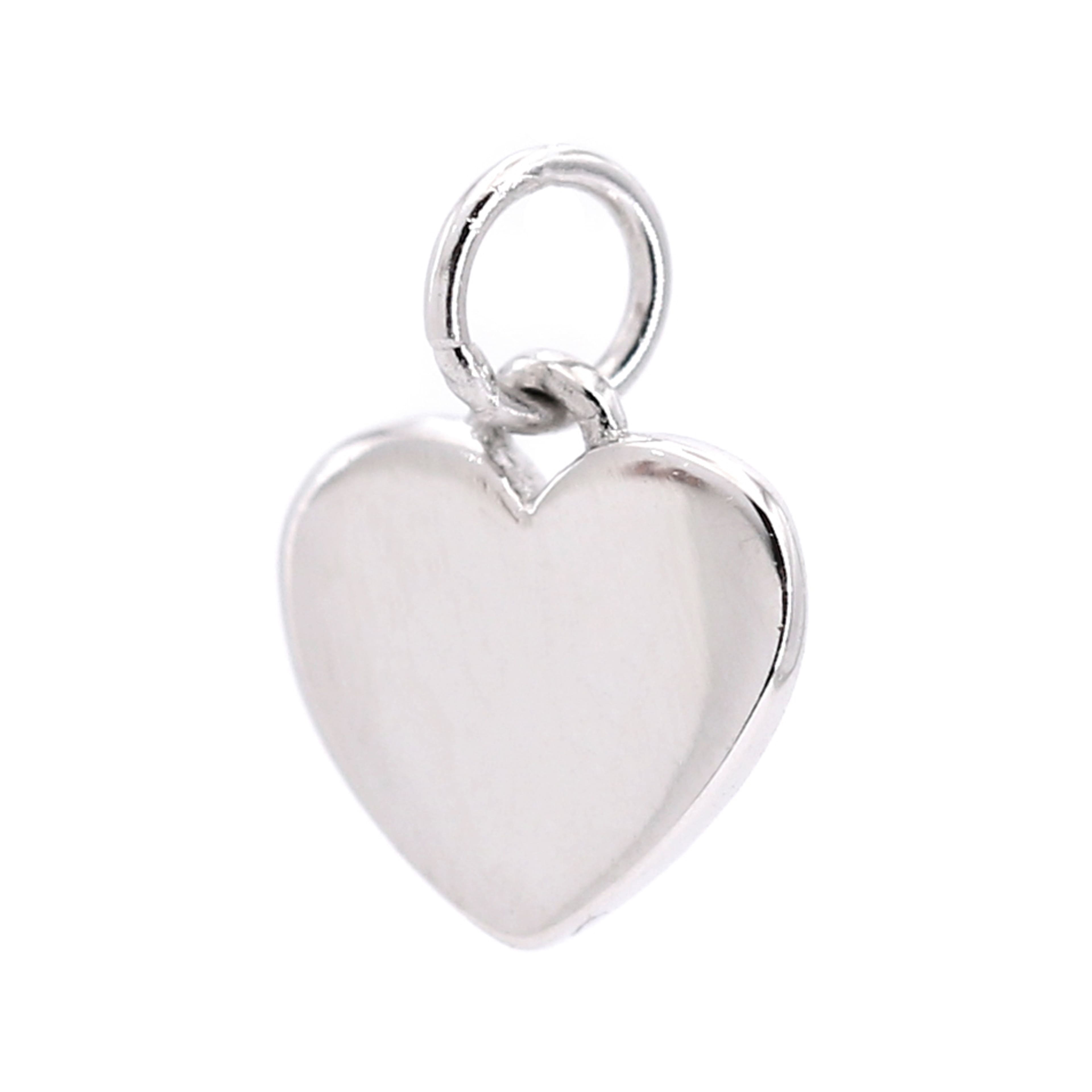 Sterling Silver Heart Icon Charm by Bead Landing™