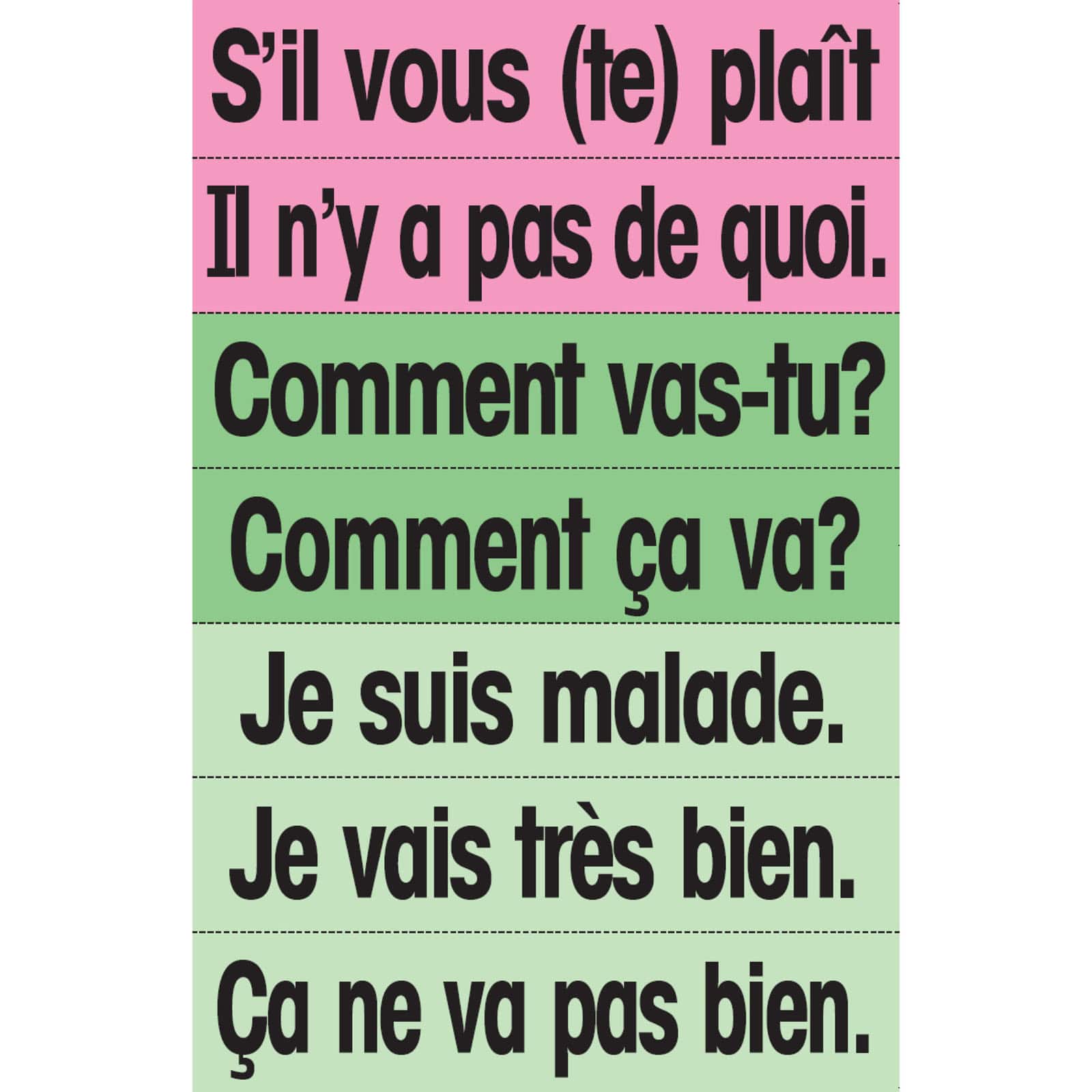 Poster Pals® French High-Frequency Vocabulary Card Set