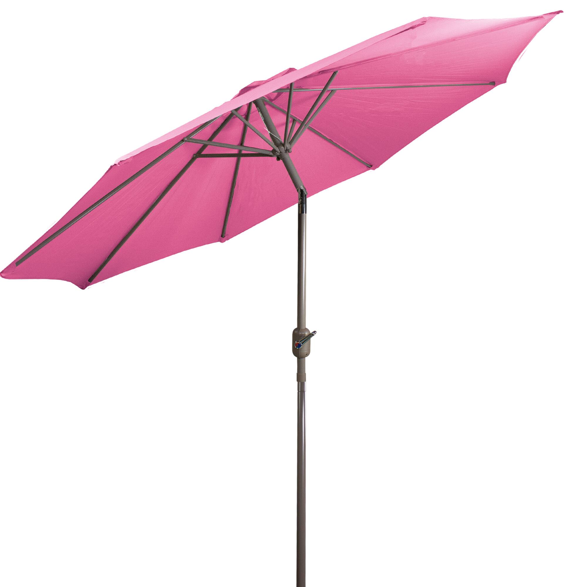 9ft. Outdoor Patio Market Umbrella with Hand Crank & Tilt