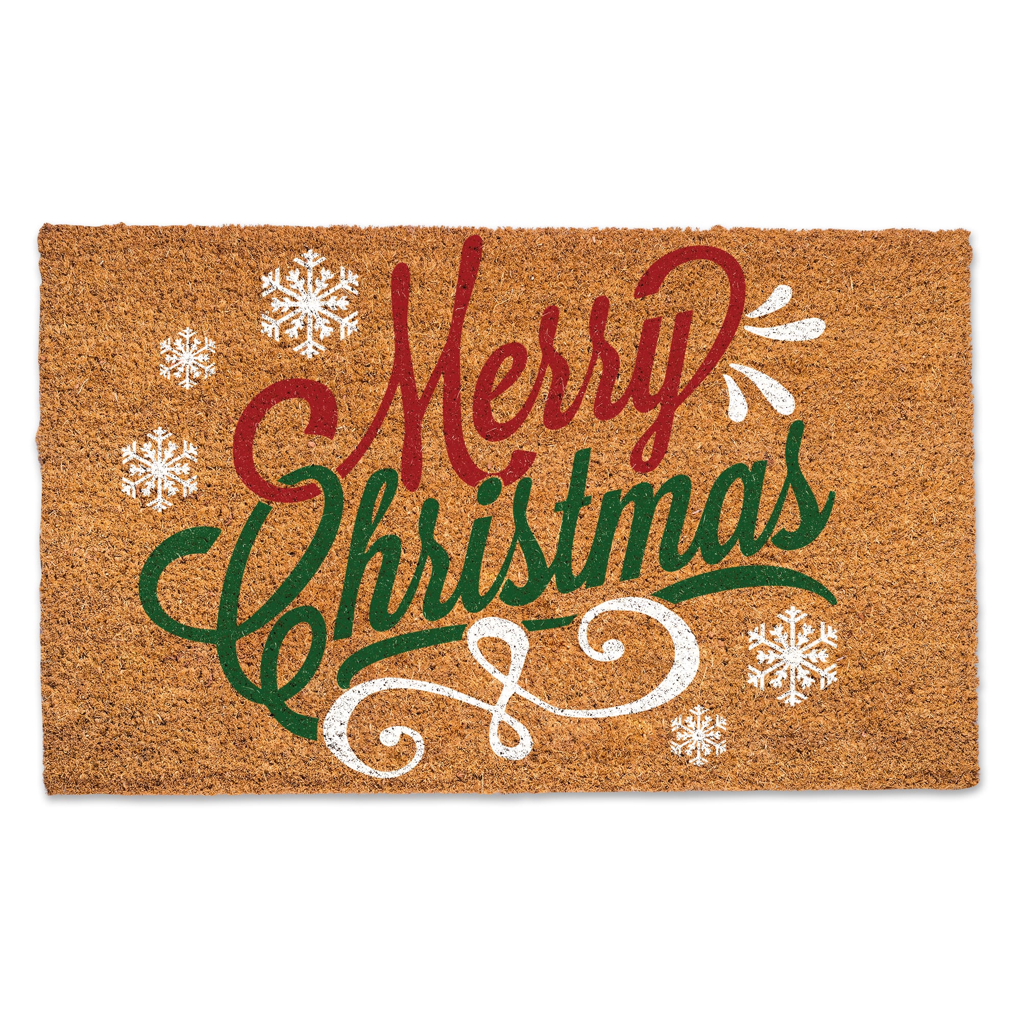 Merry Christmas Script 30" x 18" Door Mat