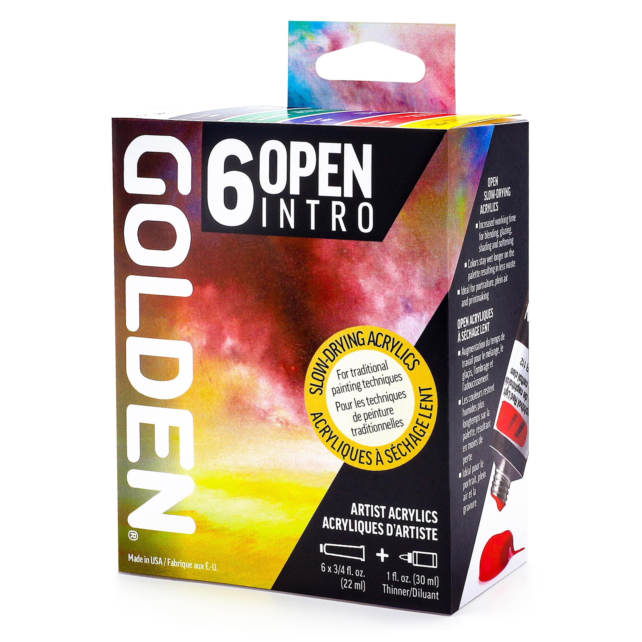 Golden® OPEN Slow-Drying Acrylics Intro Set