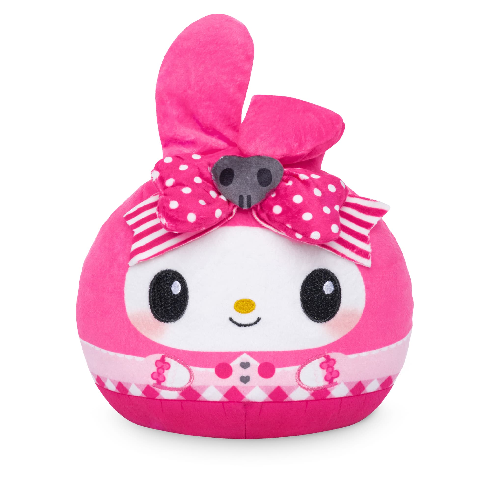 TeeTurtle 6&#x22; Pink &#x26; Black My Melody &#x26; Kuromi Reversible Plushie