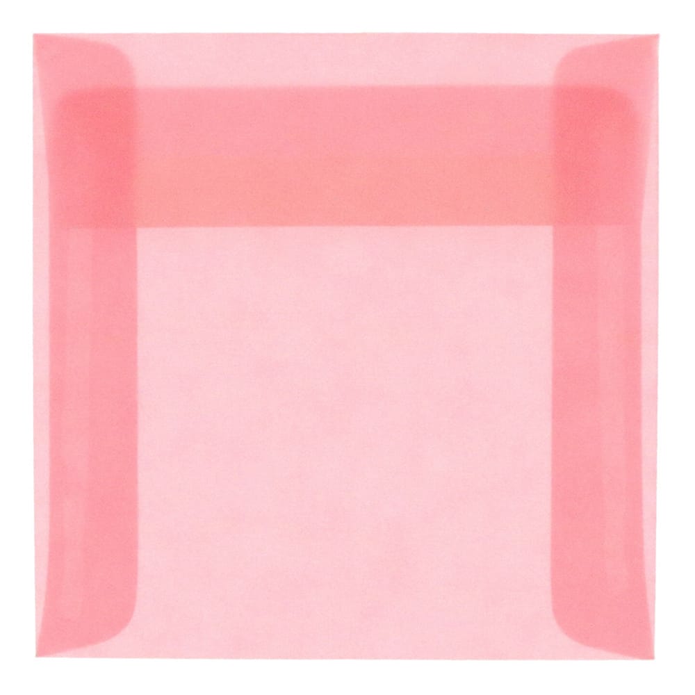 JAM Paper 8.5" x 8.5" Translucent Vellum Invitation Envelopes, 50ct.
