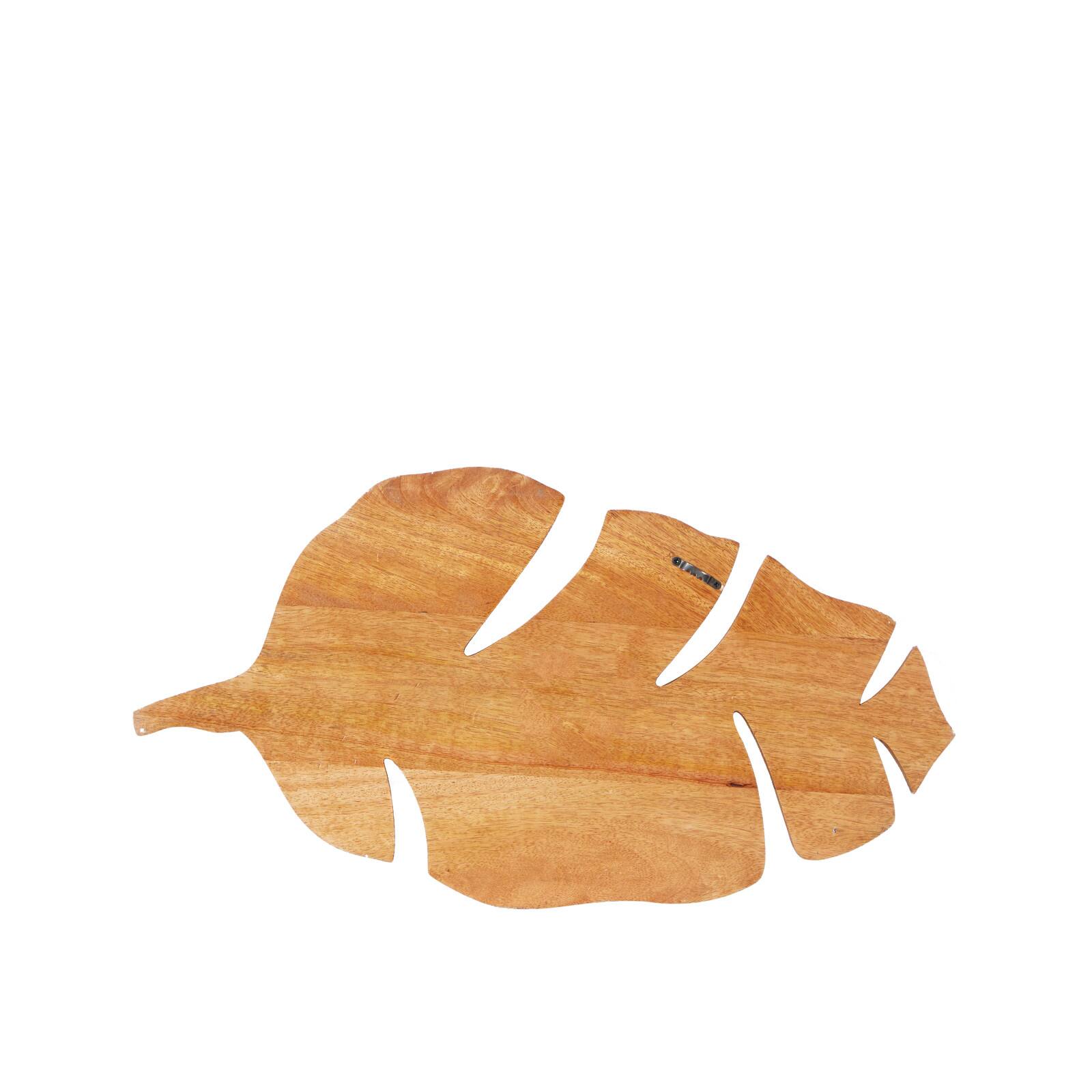 Brown Mango Wood Coastal Leaf Wall Décor Set