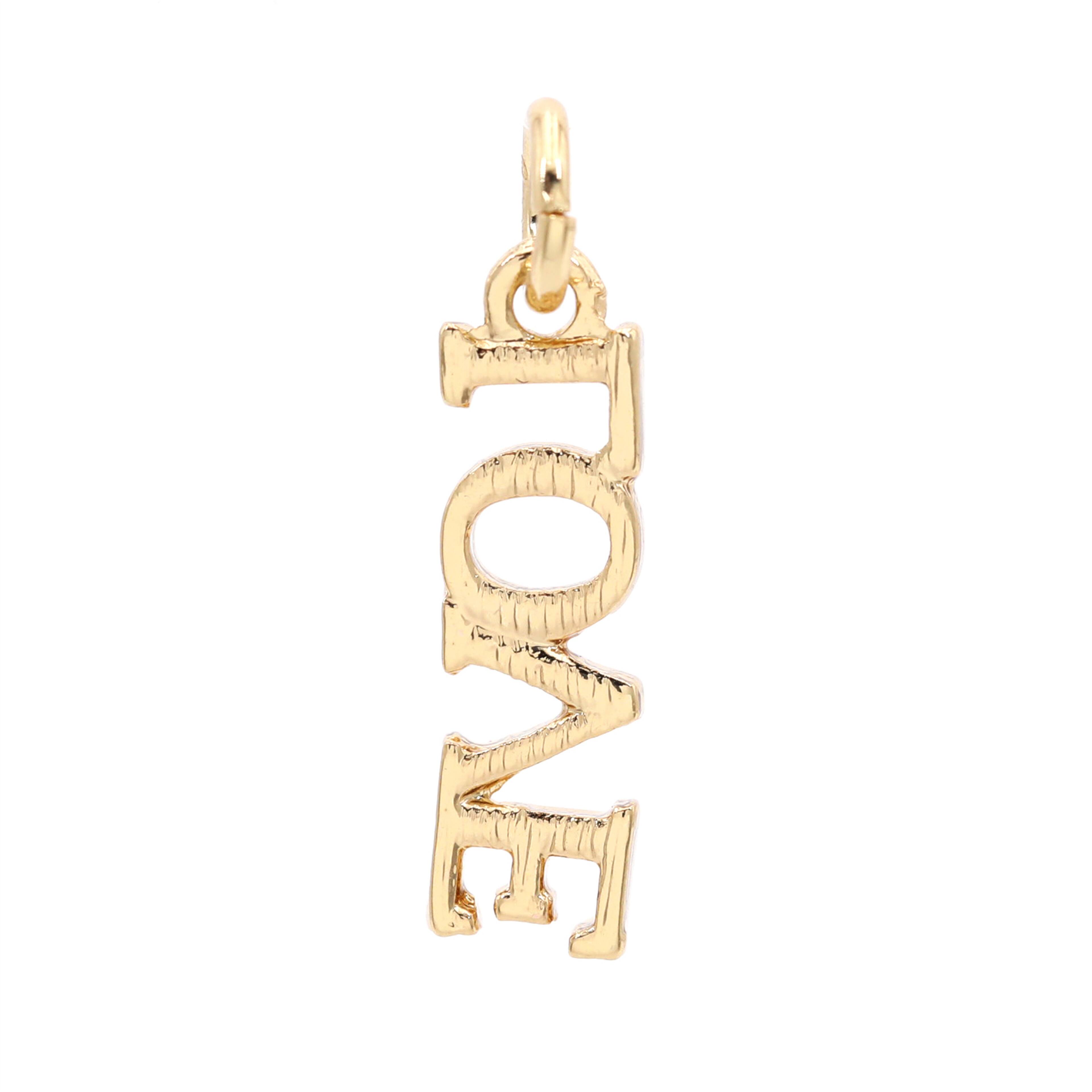 14K Gold Plated Love Charm by Bead Landing™