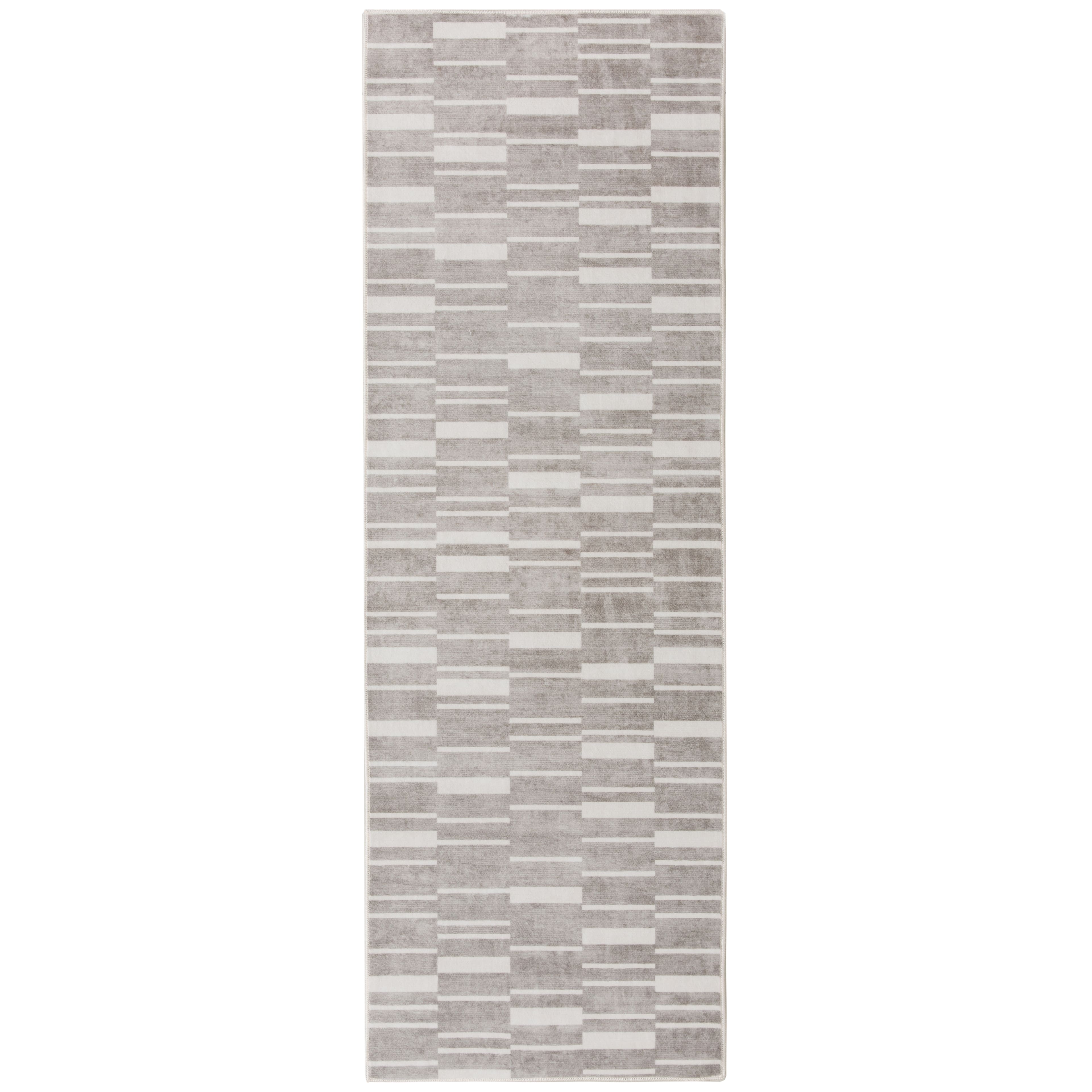 Ivory & Beige Washable Area Rug by Ashland®