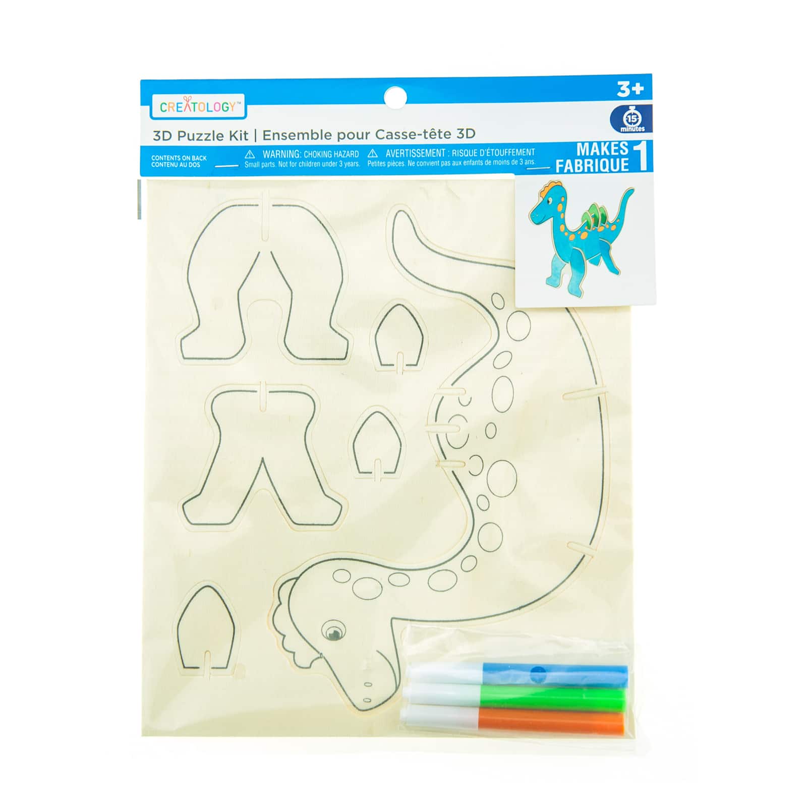 Find The Dinosaur Wooden 3d Puzzle By Creatology At Michaels