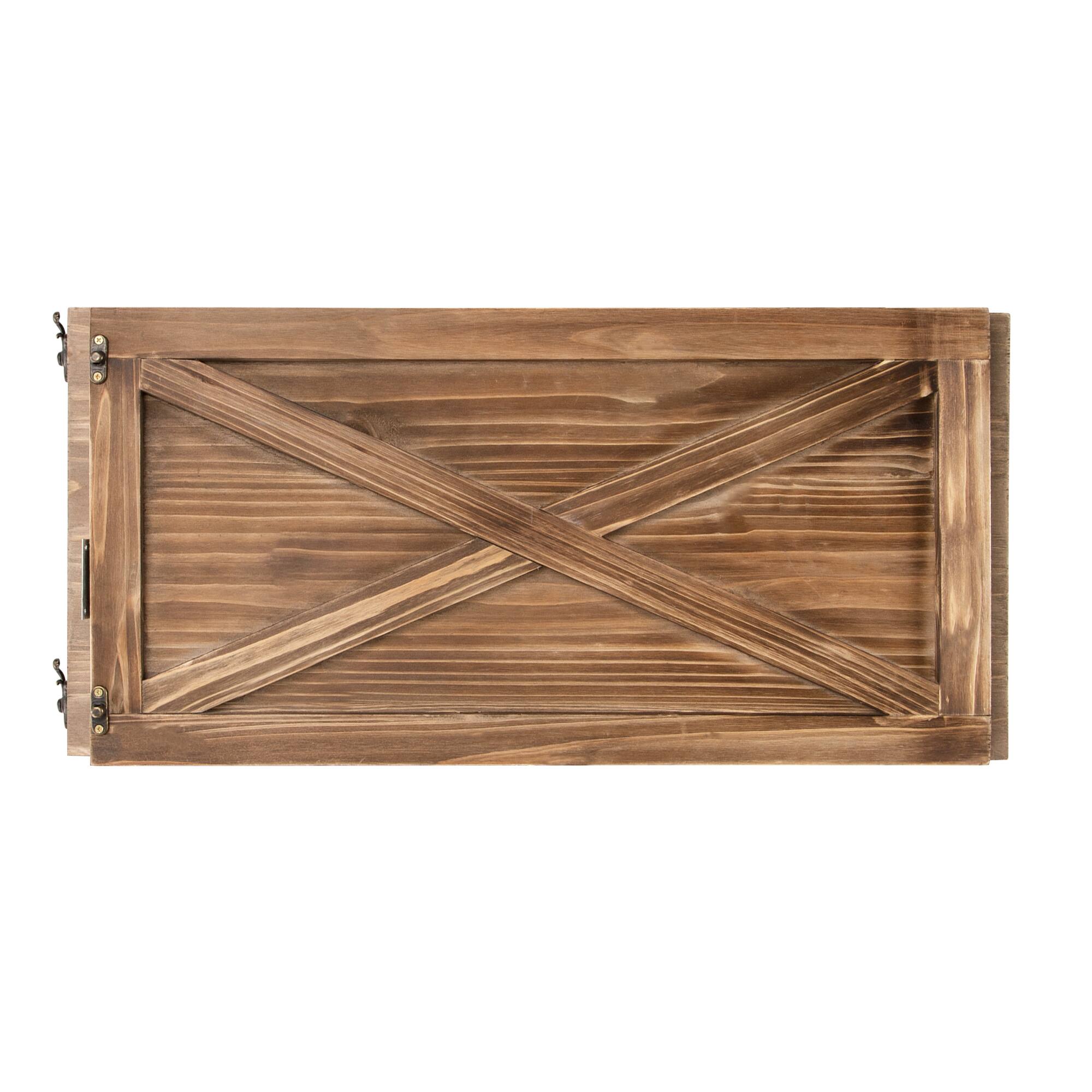 Glitzhome® 22" Natural Wooden Tree Collar