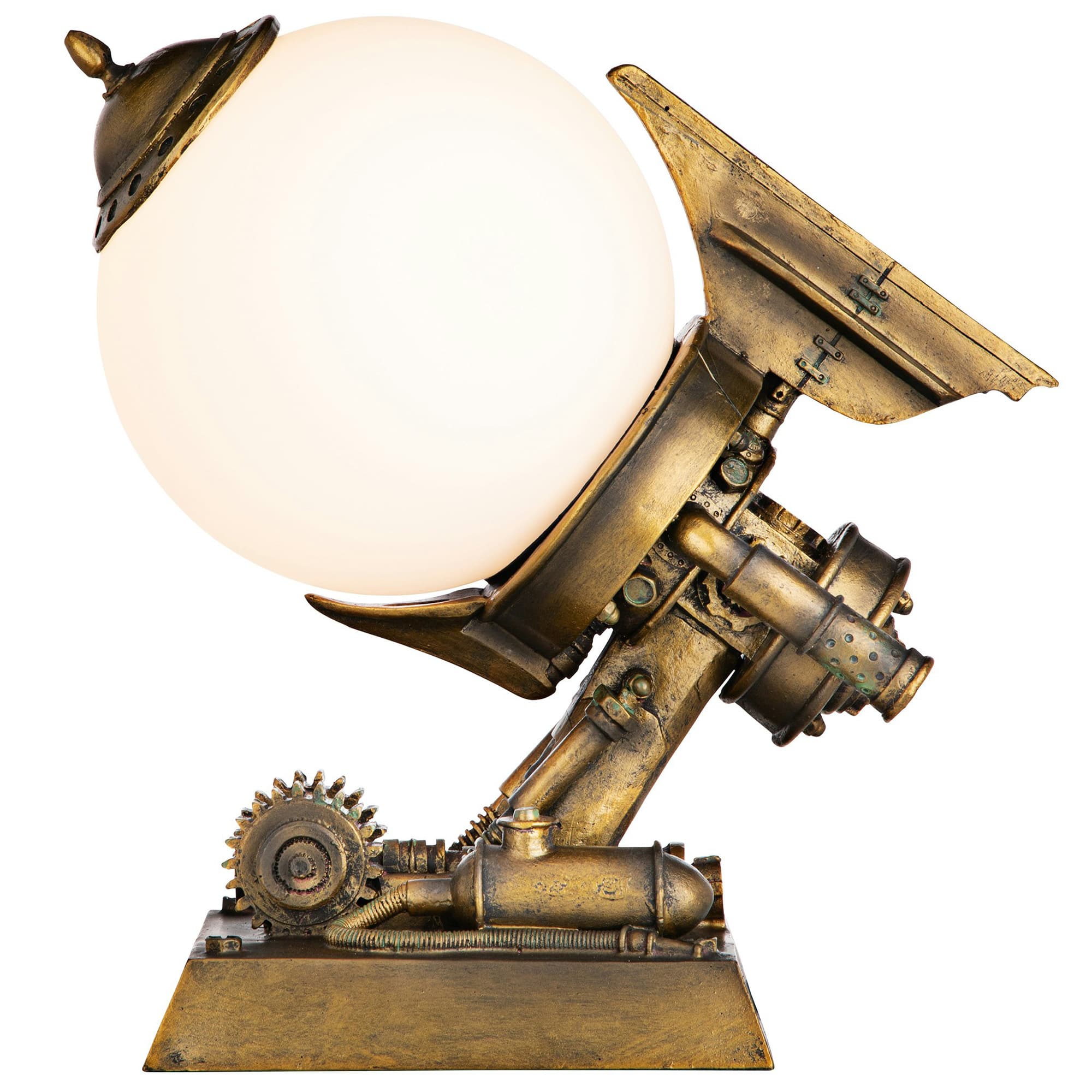 Steampunk Airship Illuminated Sculpture