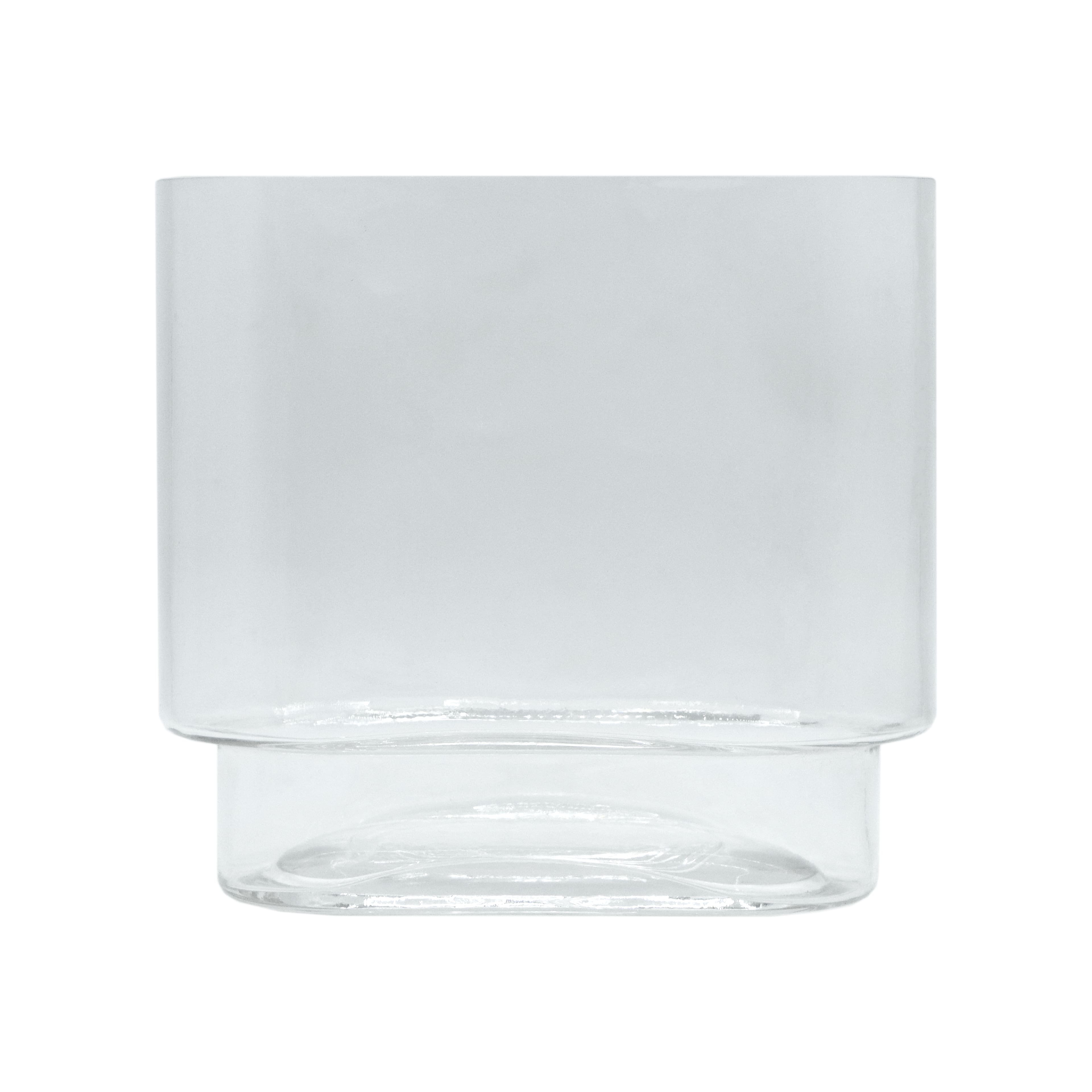 6 Pack: 8&#x22; Clear Oval Glass Pedestal Vase by Ashland&#xAE;