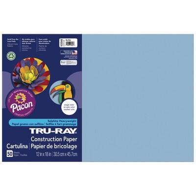 Tru-ray Sulphite Construction Paper 12 X 18 Inch Black 50 Sheets for sale  online