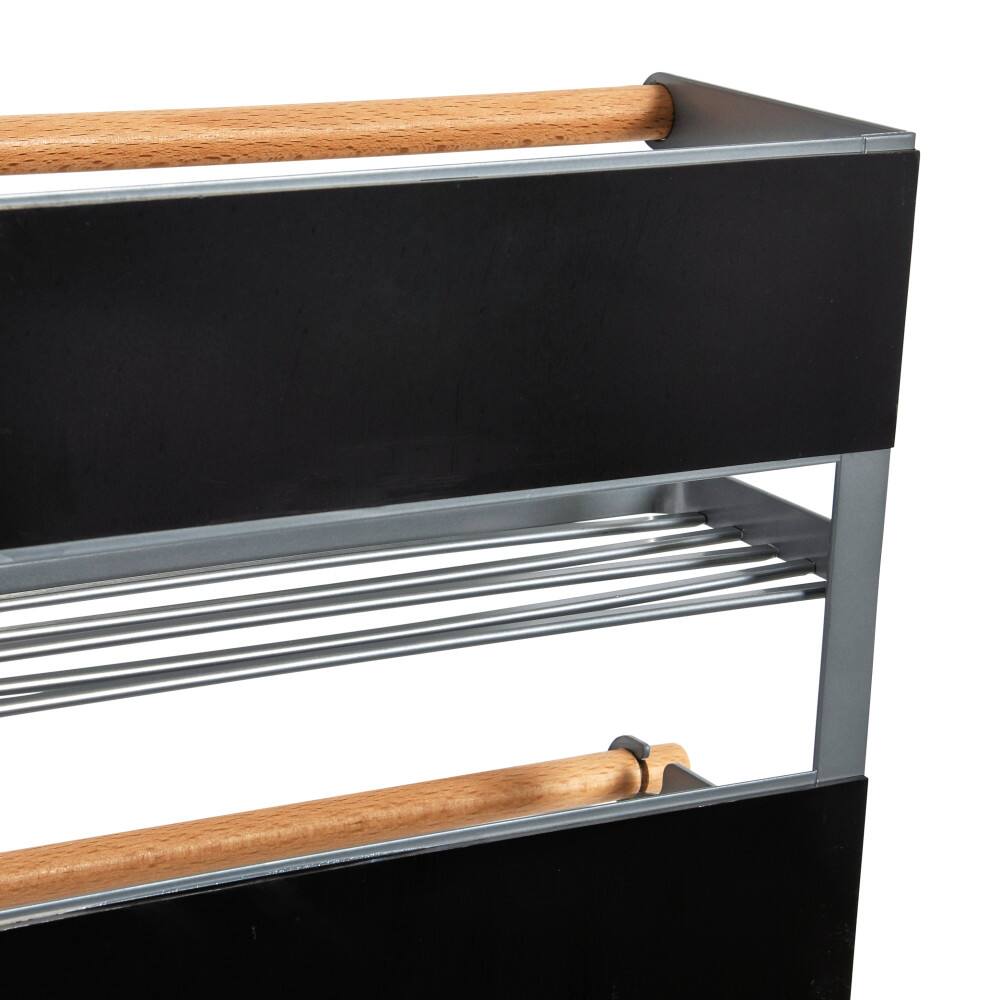 Household Essentials 26&#x22; Metal Magnetic Organizer Rack