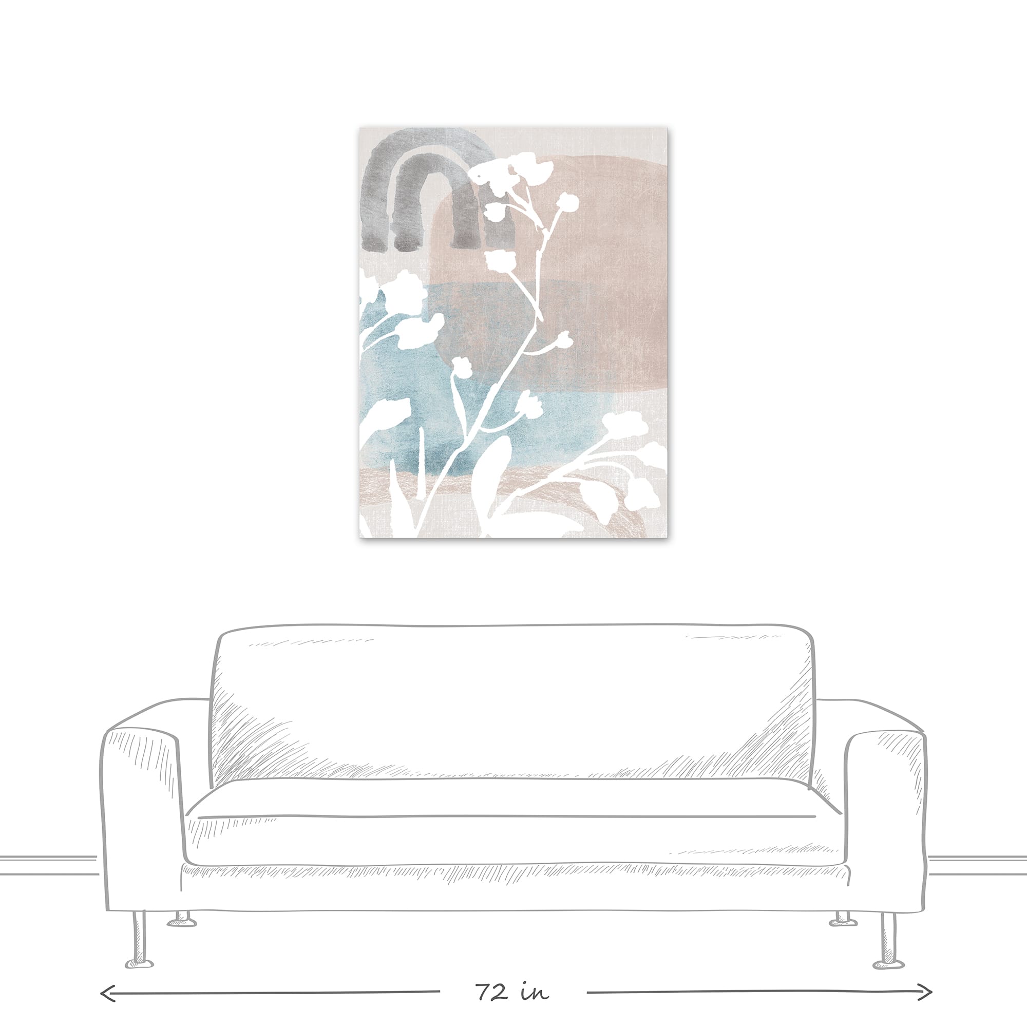 Chic Urban Abstract II 30" x 40" Canvas Wall Art