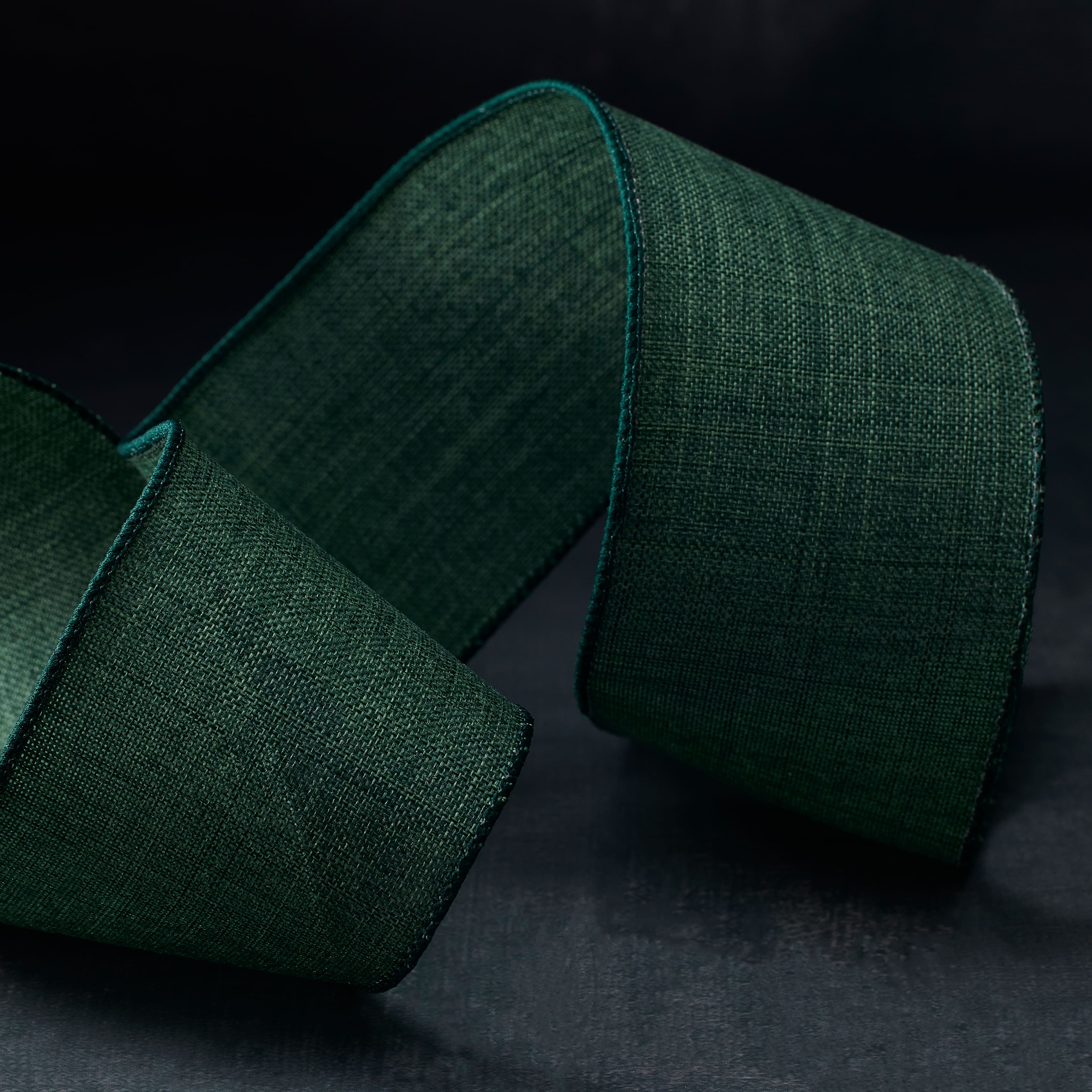 12 Pack: 2.5" x 25ft. Faux Linen Wired Ribbon by Celebrate It™ Décor