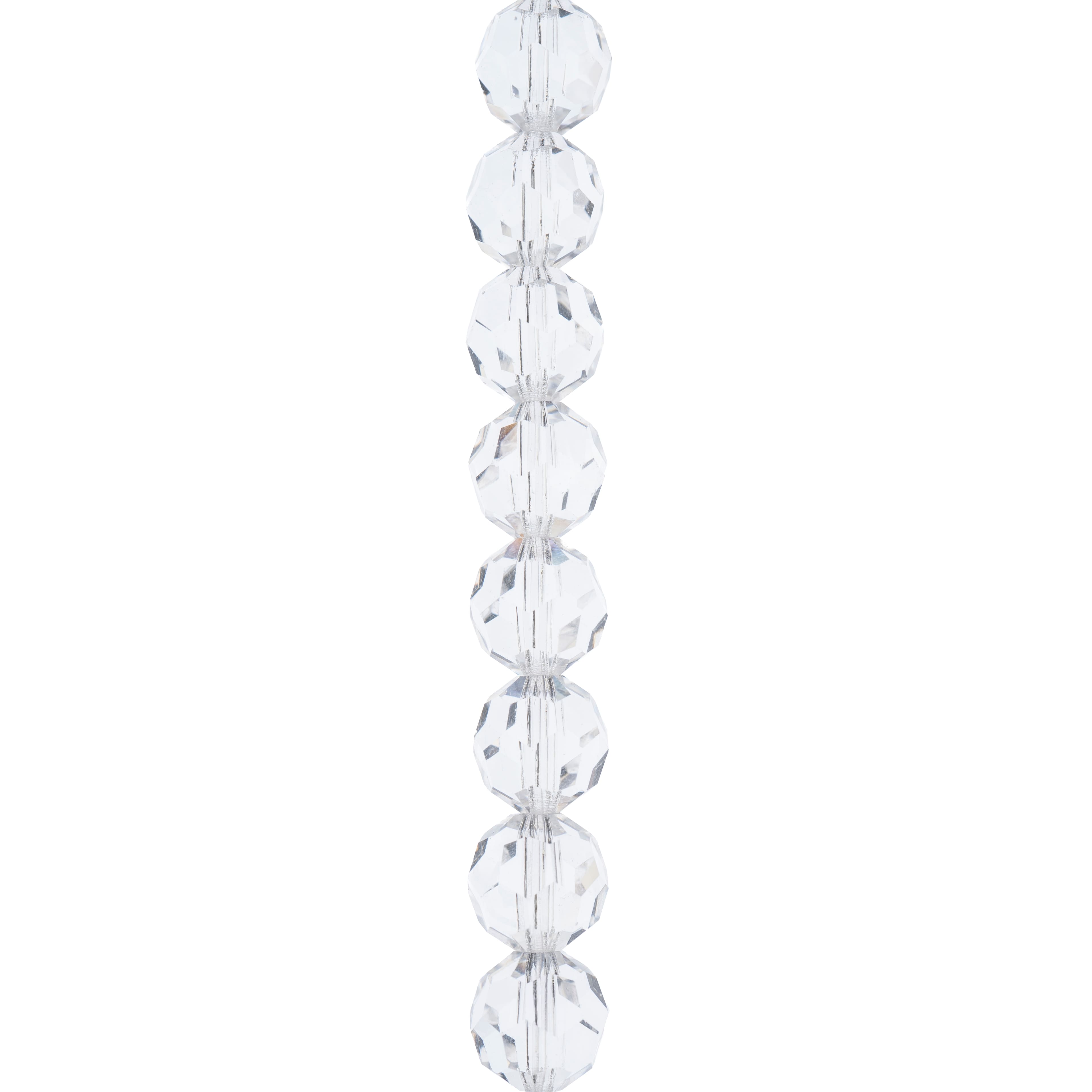 6 Pack: Preciosa Glass Crystal Round Beads, 8mm by Bead Landing™