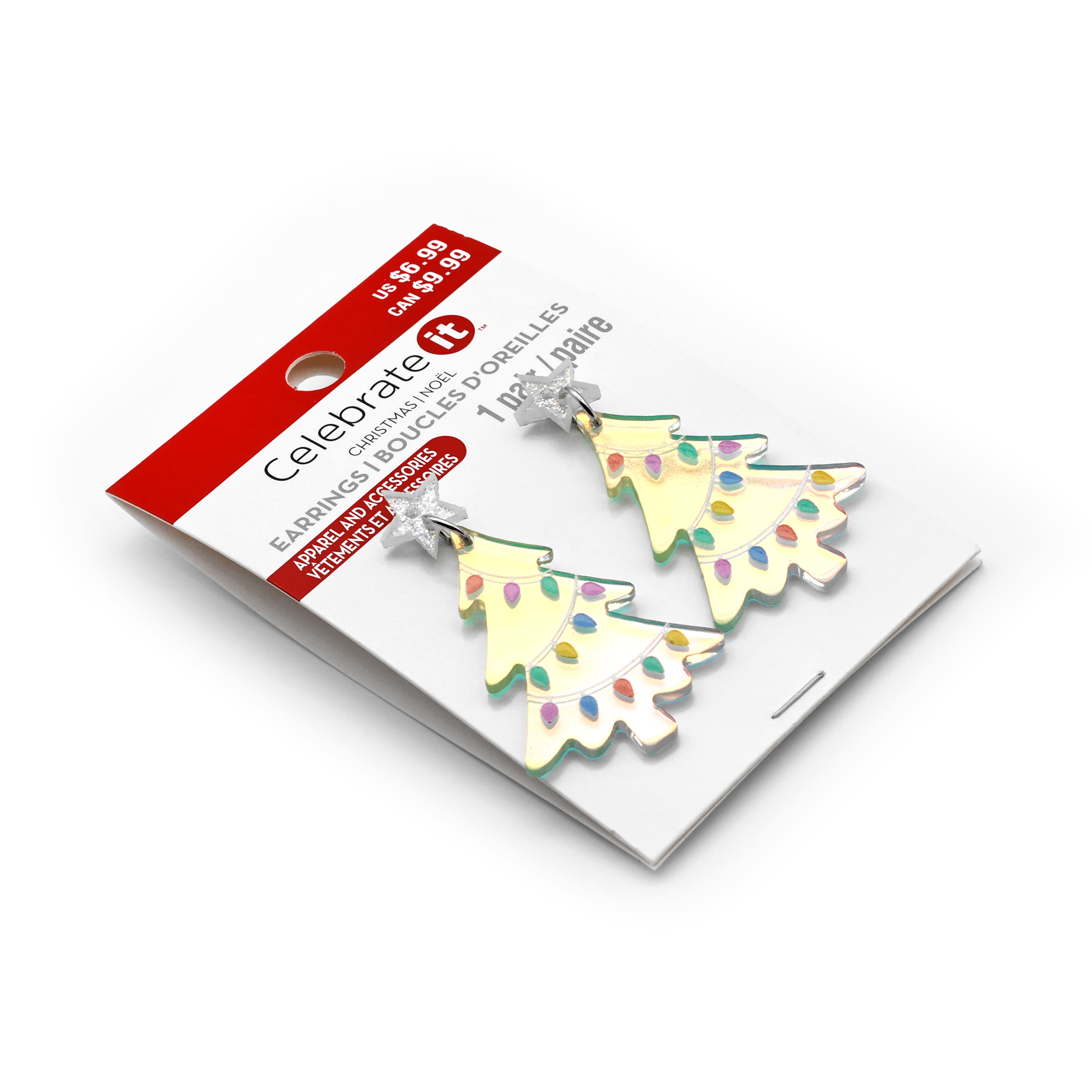 Acrylic Christmas Tree Earrings by Celebrate It&#x2122;