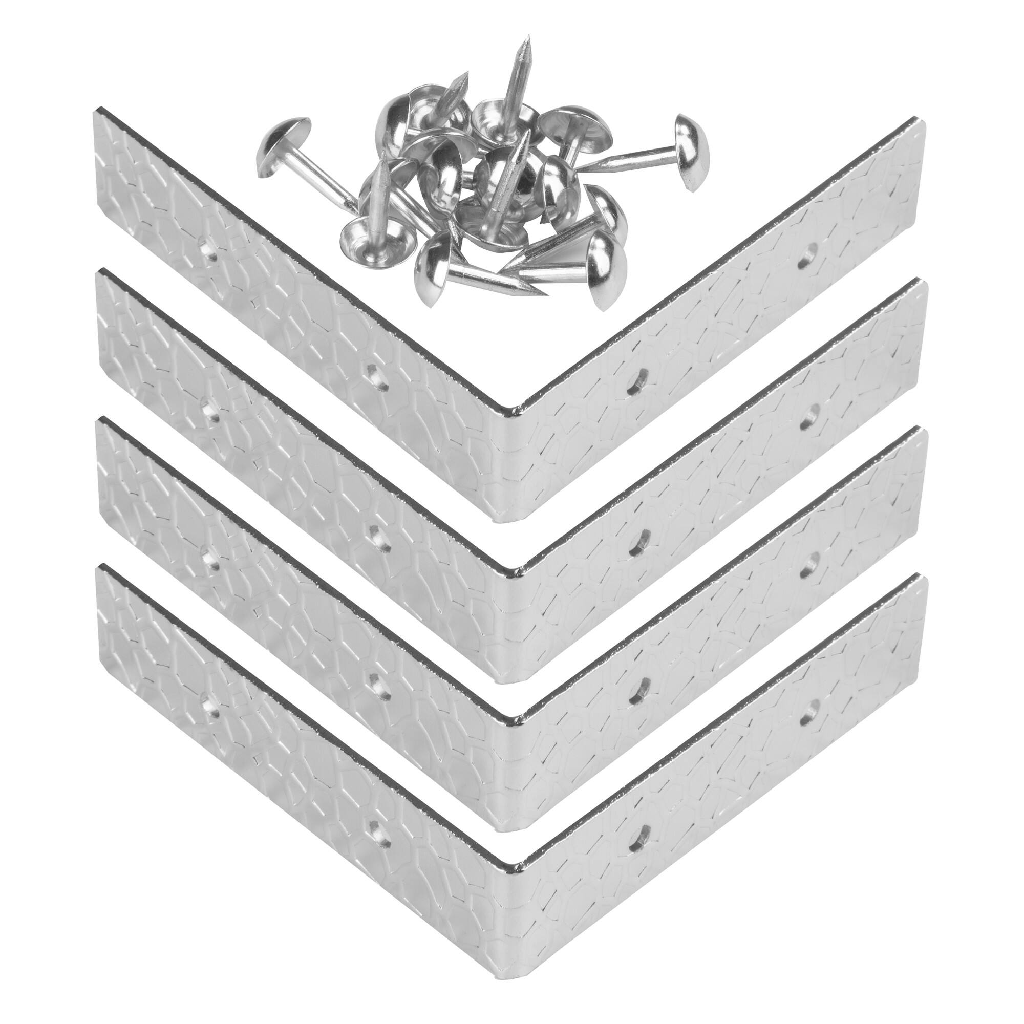 Dritz Home Nickel Textured Right Angle Corners