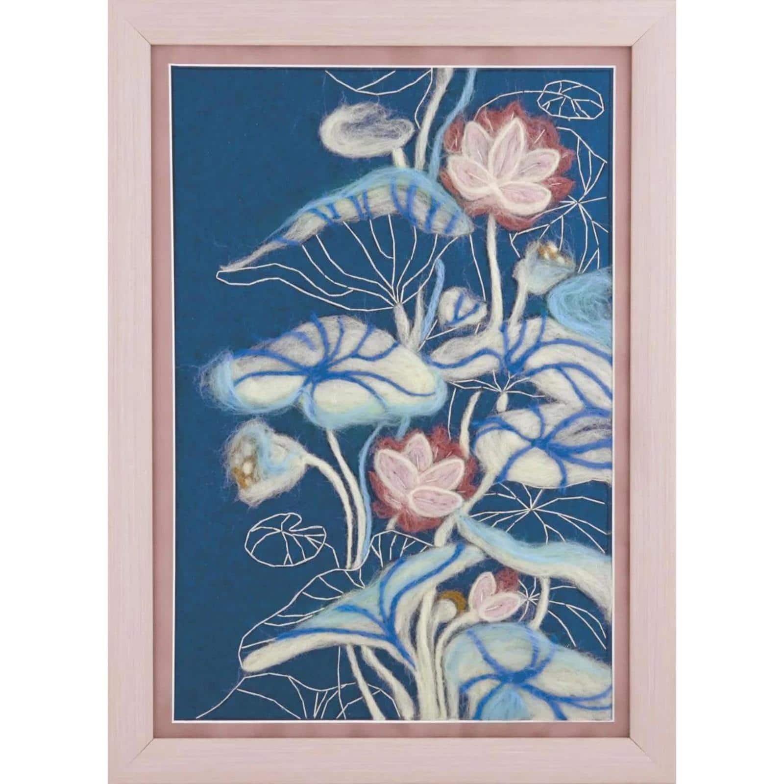 Charivna Mit Diptych Blooming on the Water Felting Kit