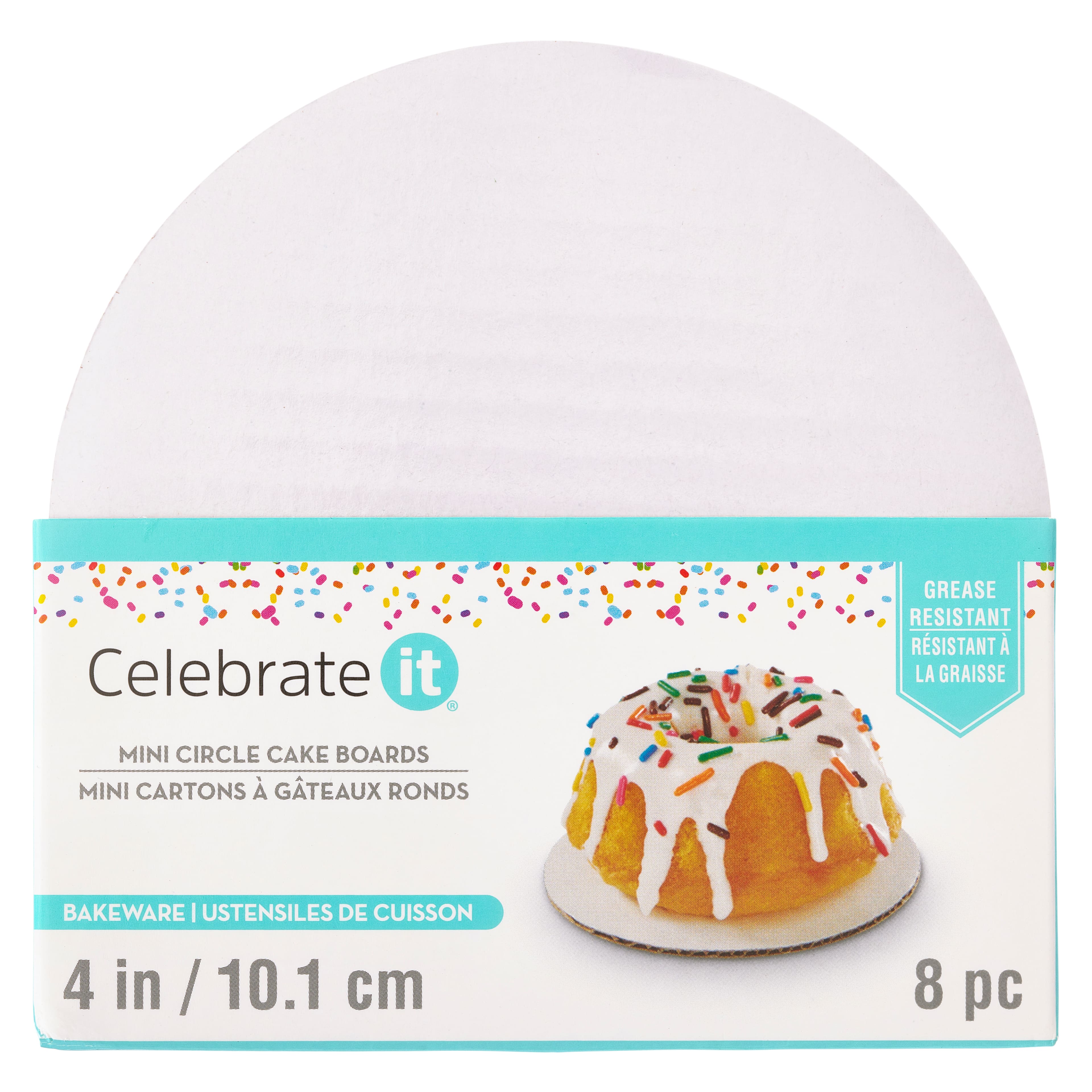 12 Packs: 8 ct. (96 total) White Mini Round Cake Boards by Celebrate It&#xAE;