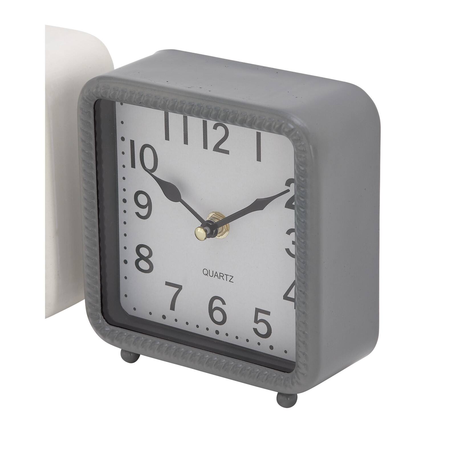 6&#x22; Traditional Metal Clock Set