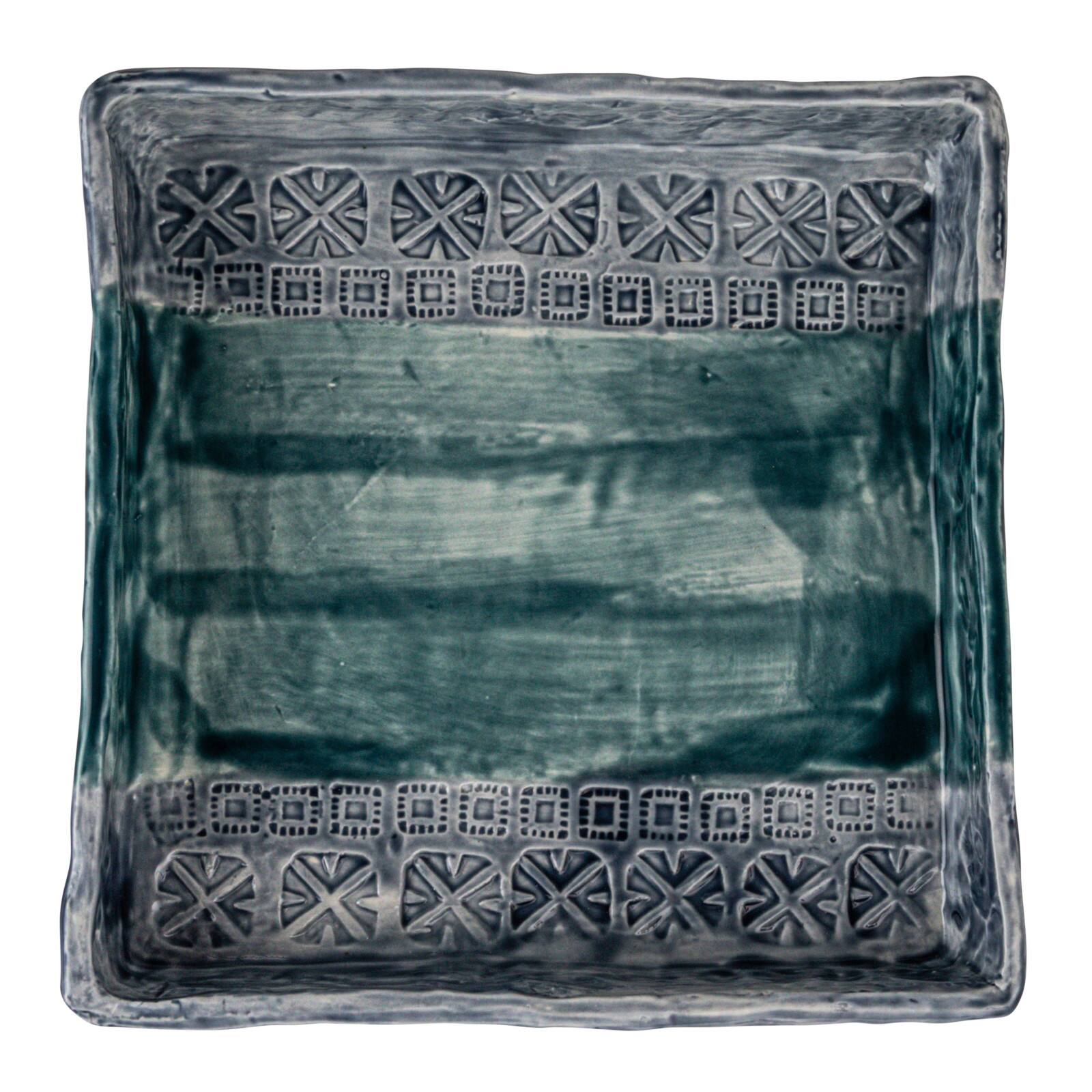 Hello Honey&#xAE; 7.5&#x22; Blue Coastal Stoneware Napkin Holder