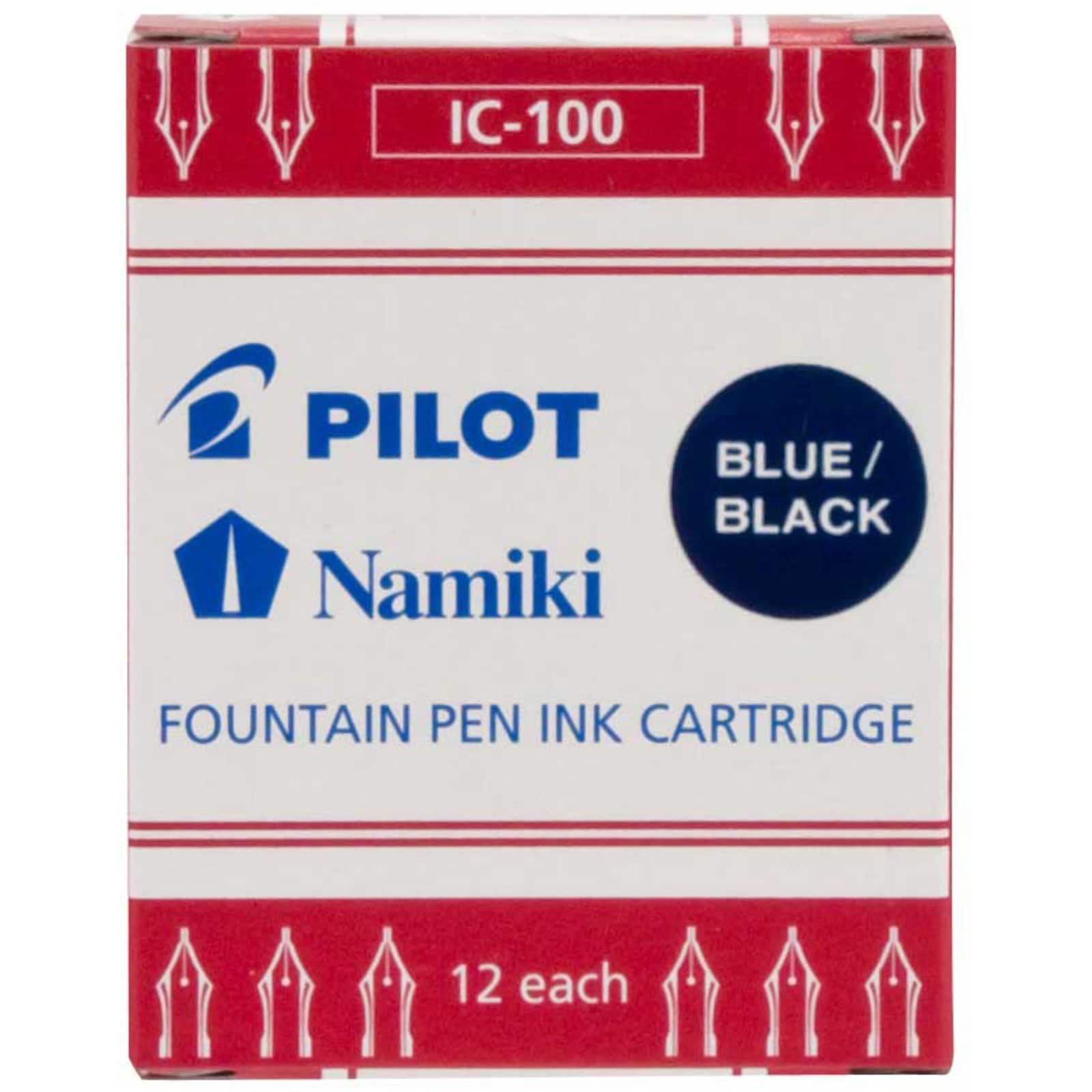 Pilot&#xAE; Namiki&#xAE; Blue &#x26; Black Ink Cartridges, 12ct.