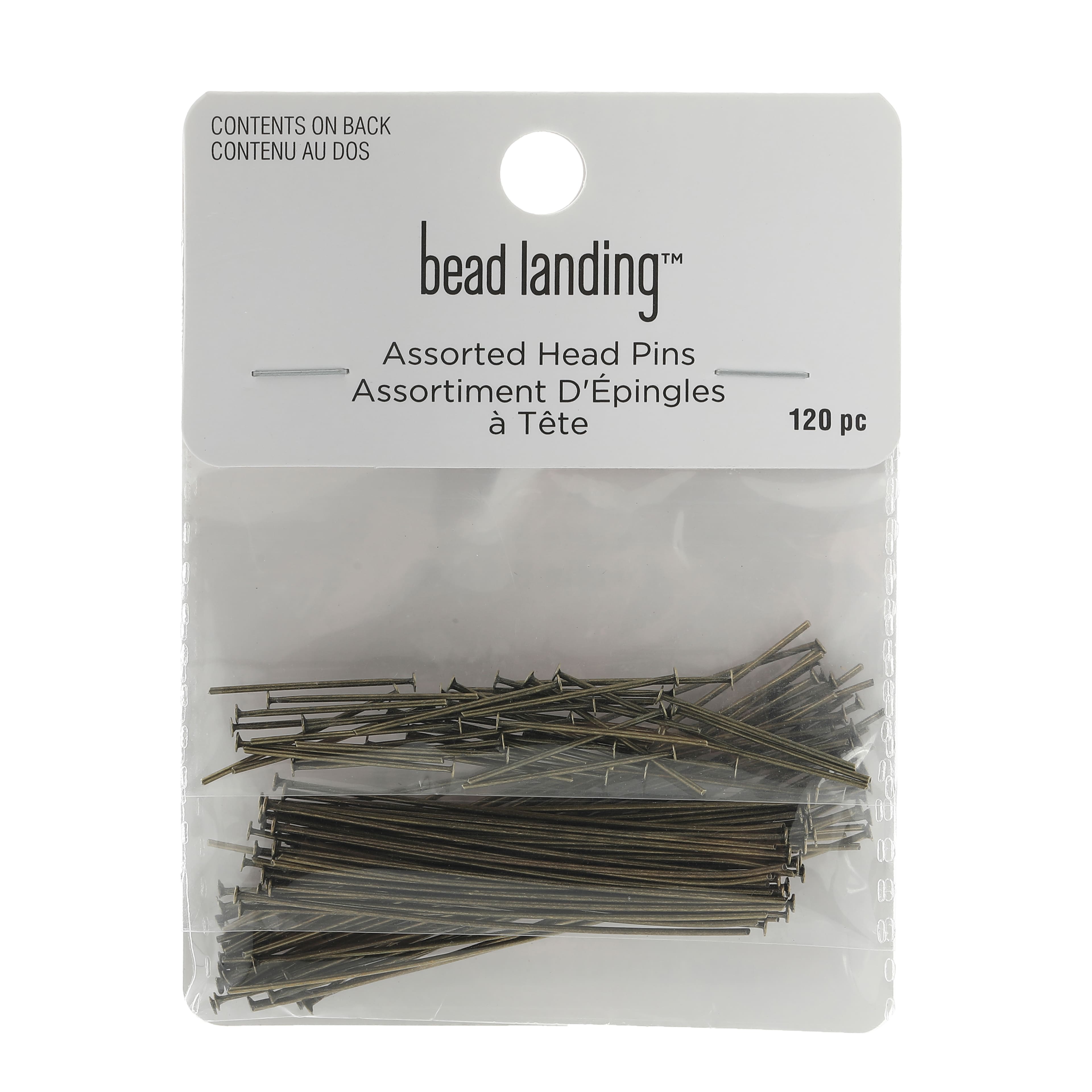 12 Packs: 120 ct. (1,440 total) Mixed Head Pins by Bead Landing&#x2122;