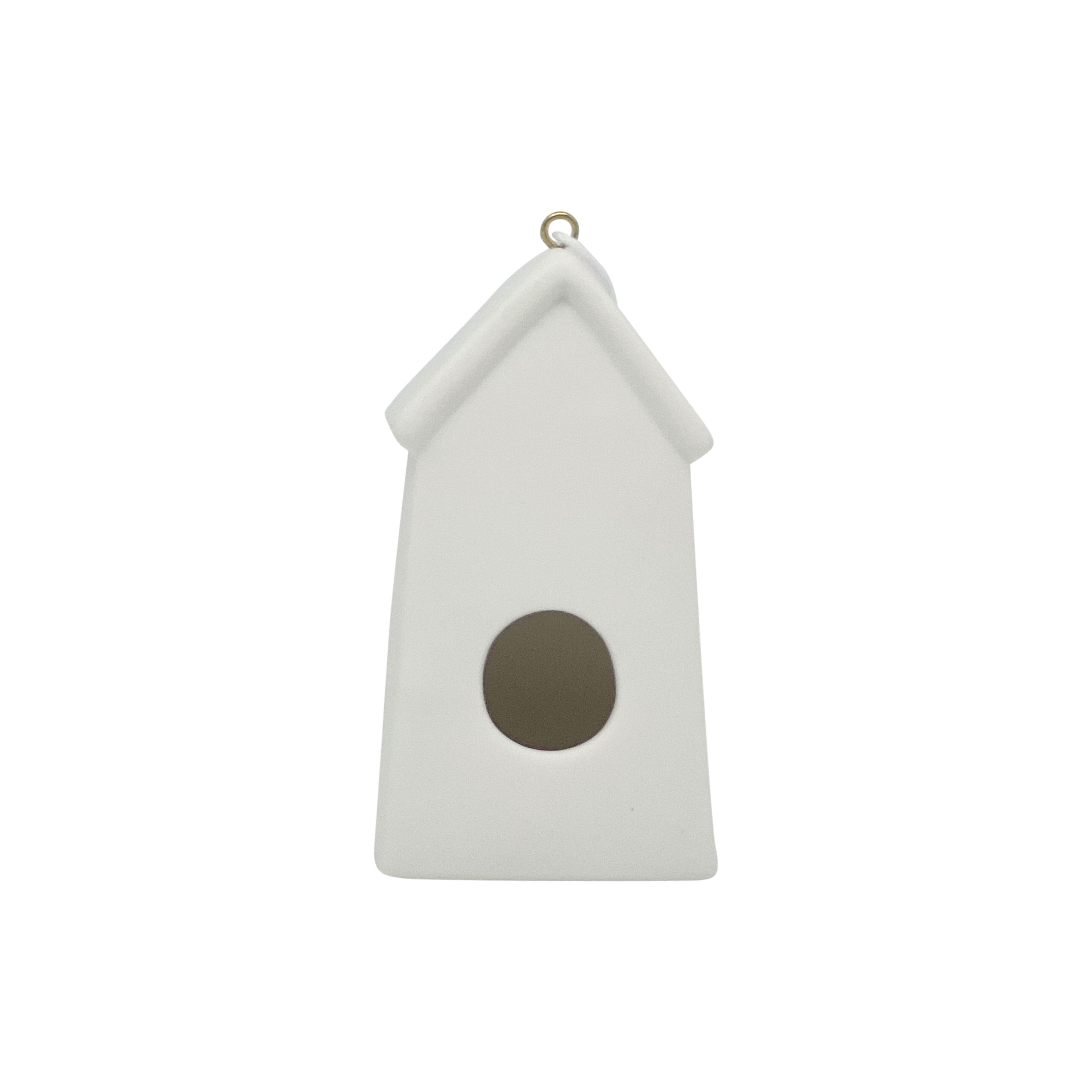 4&#x22; Ceramic Slim Birdhouse by Make Market&#xAE;