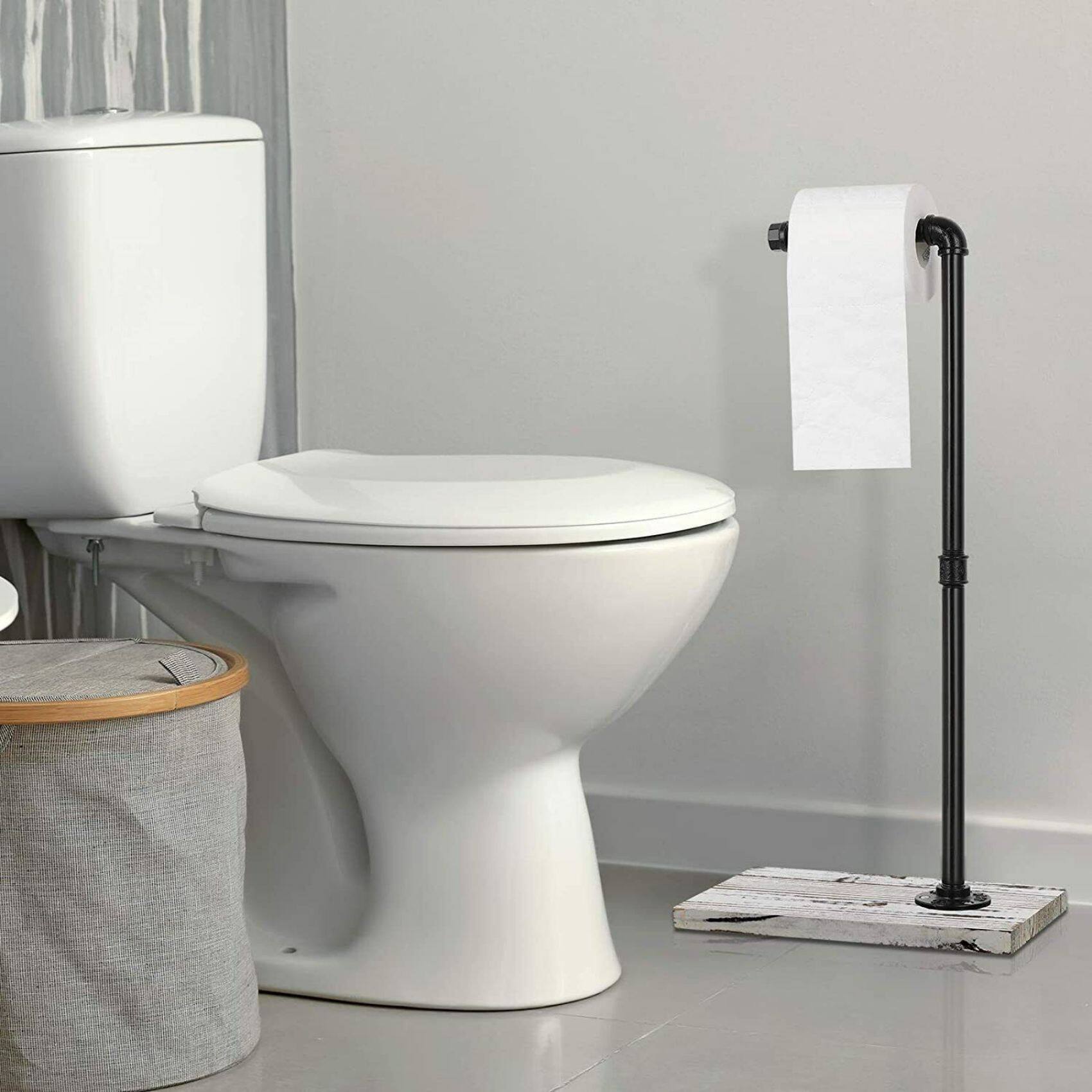 Freestanding Toilet Paper Holder Stand by NEX | 8.66 x 26.18 x 8.66 | Michaels D723038S