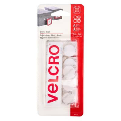 VELCRO® Brand Sticky Back Coins & Squares Value Pack