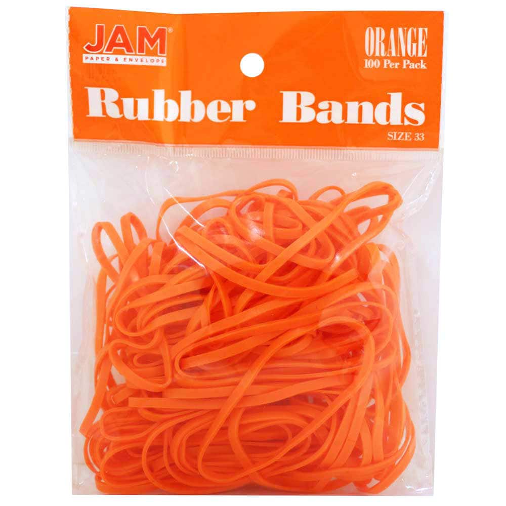 JAM Paper Size 33 Rubber Bands, 100ct.