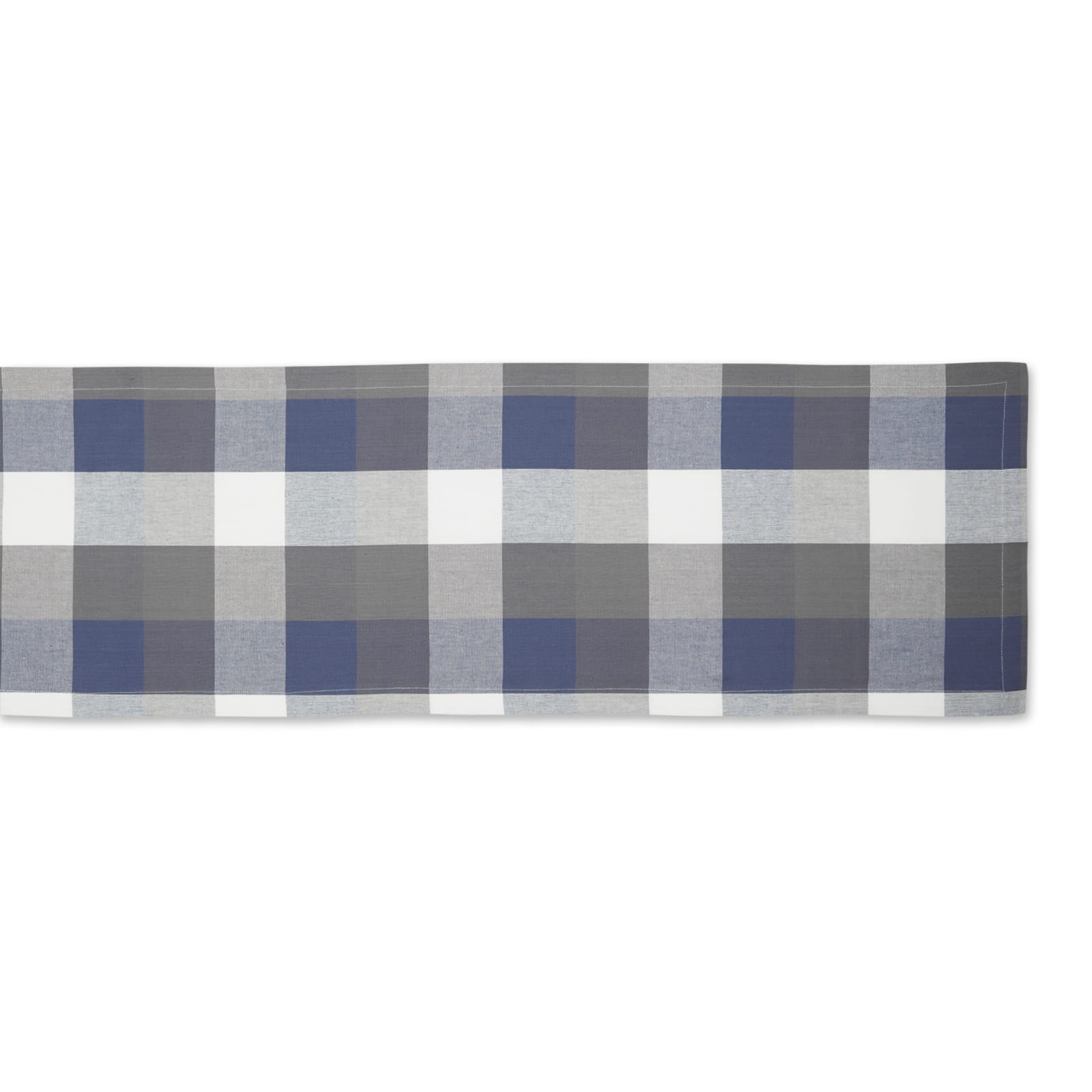 DII&#xAE; 108&#x22; Tri-Color Check Table Runner