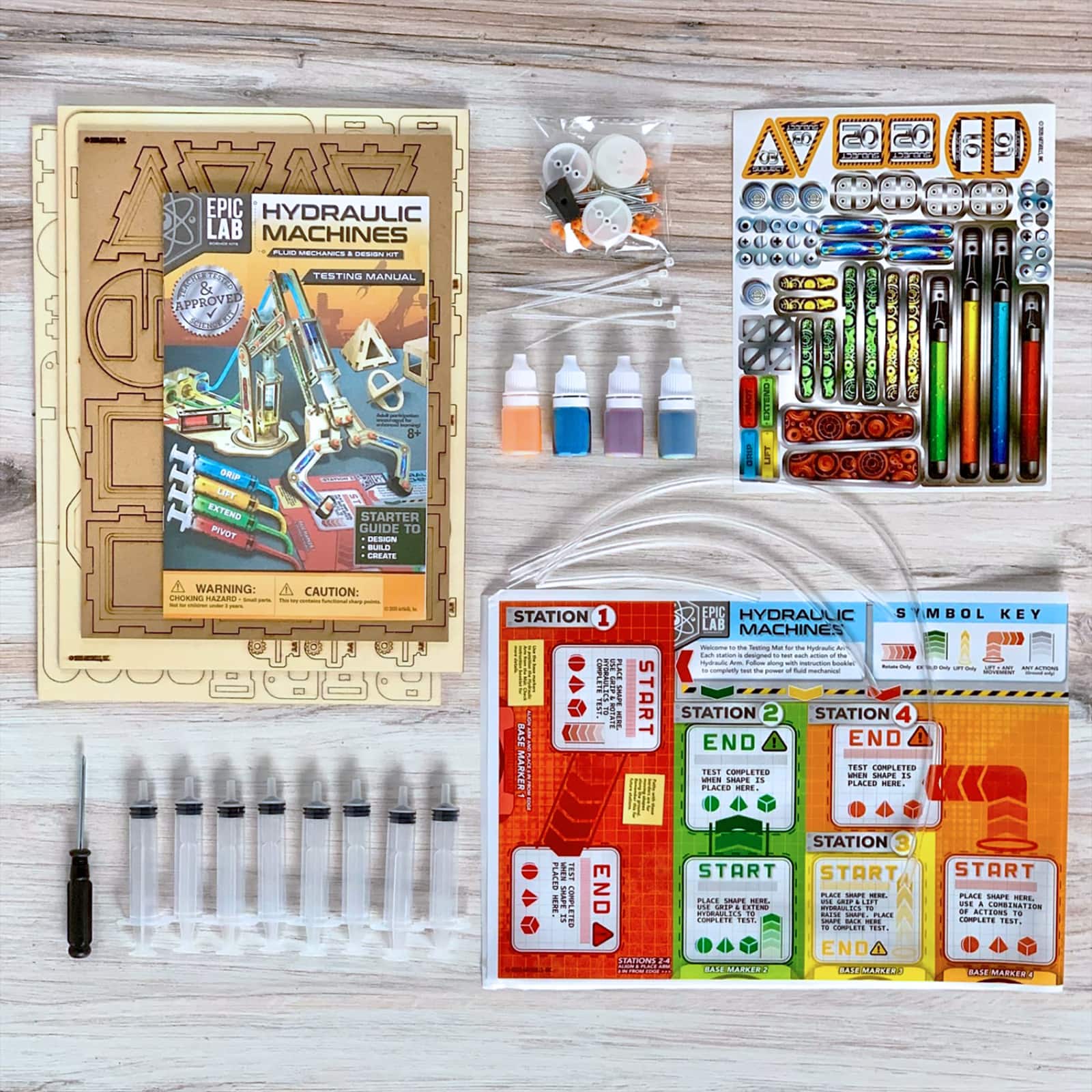 ArtSkills® Epic Lab Hydraulic Machines STEM Kit