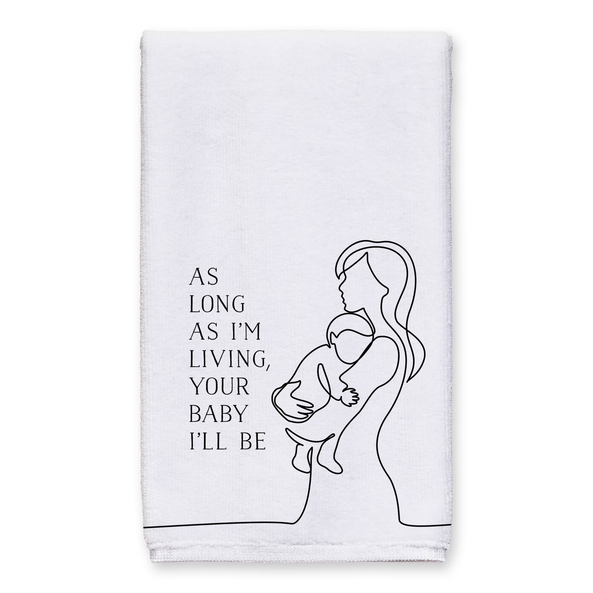Your Baby I'll Be Tea Towel Set