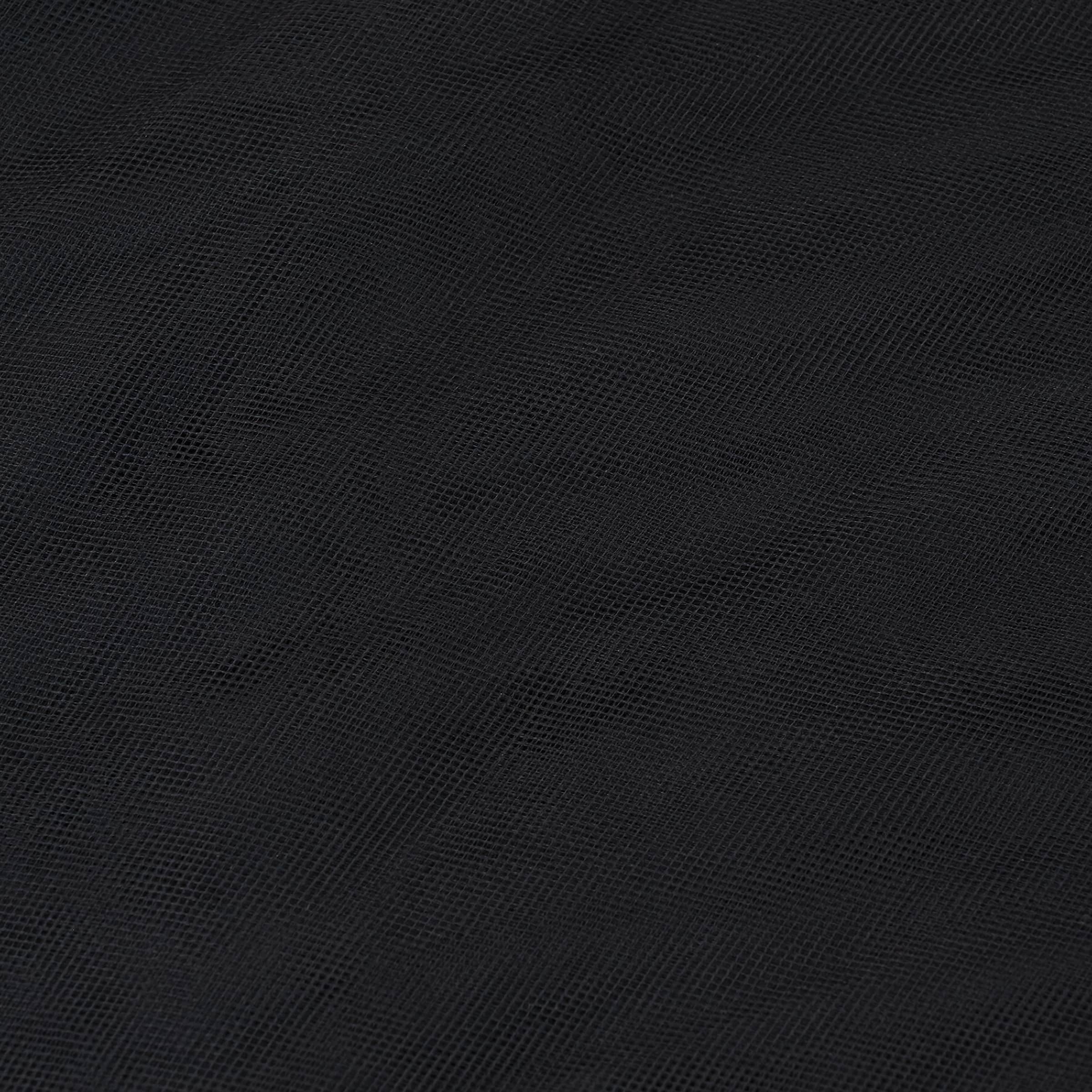 25 yd. Full Bolt: Wyla Black Matte Tulle Fabric
