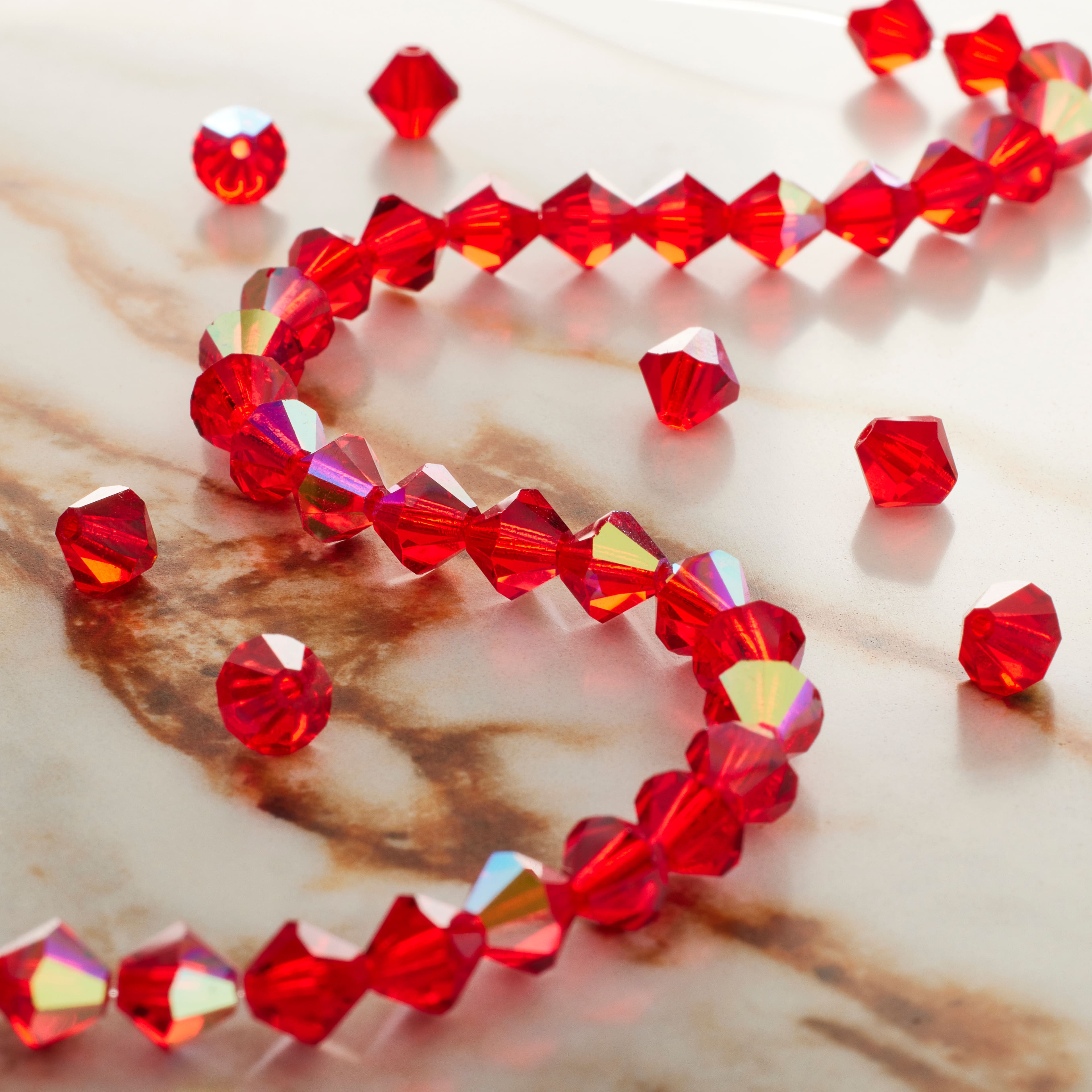 Preciosa Glass Crystal Bicone Beads, 6mm by Bead Landing&#x2122;