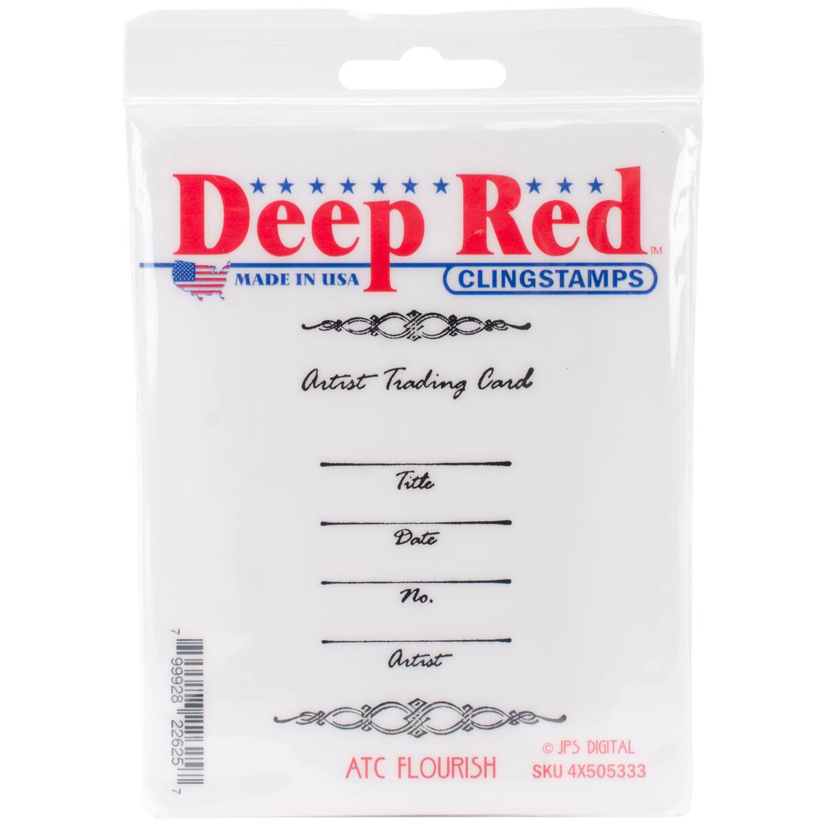 Deep Red Stamps Special Person Rubber Cling Stamps