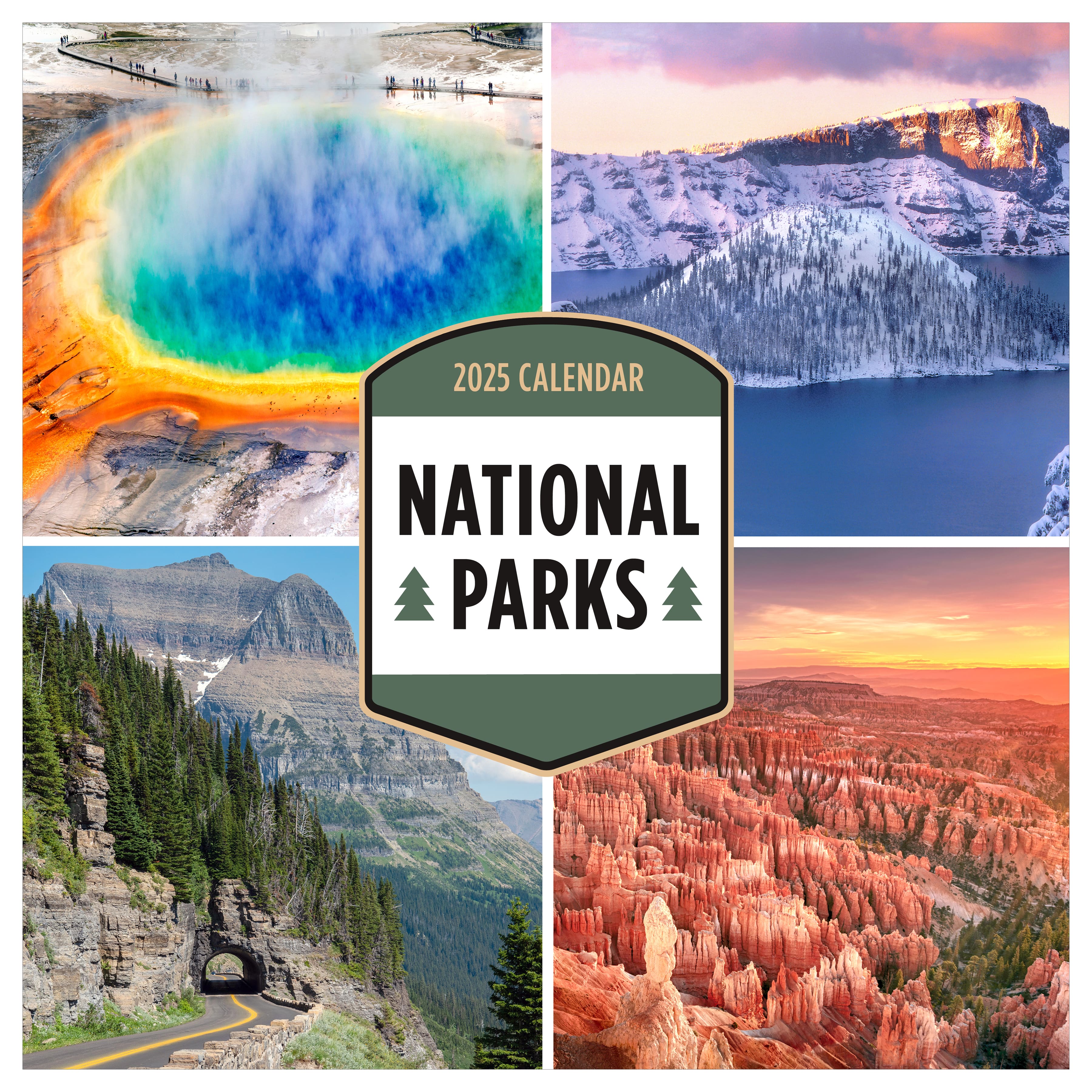 TF Publishing 2025 National Parks Wall Calendar