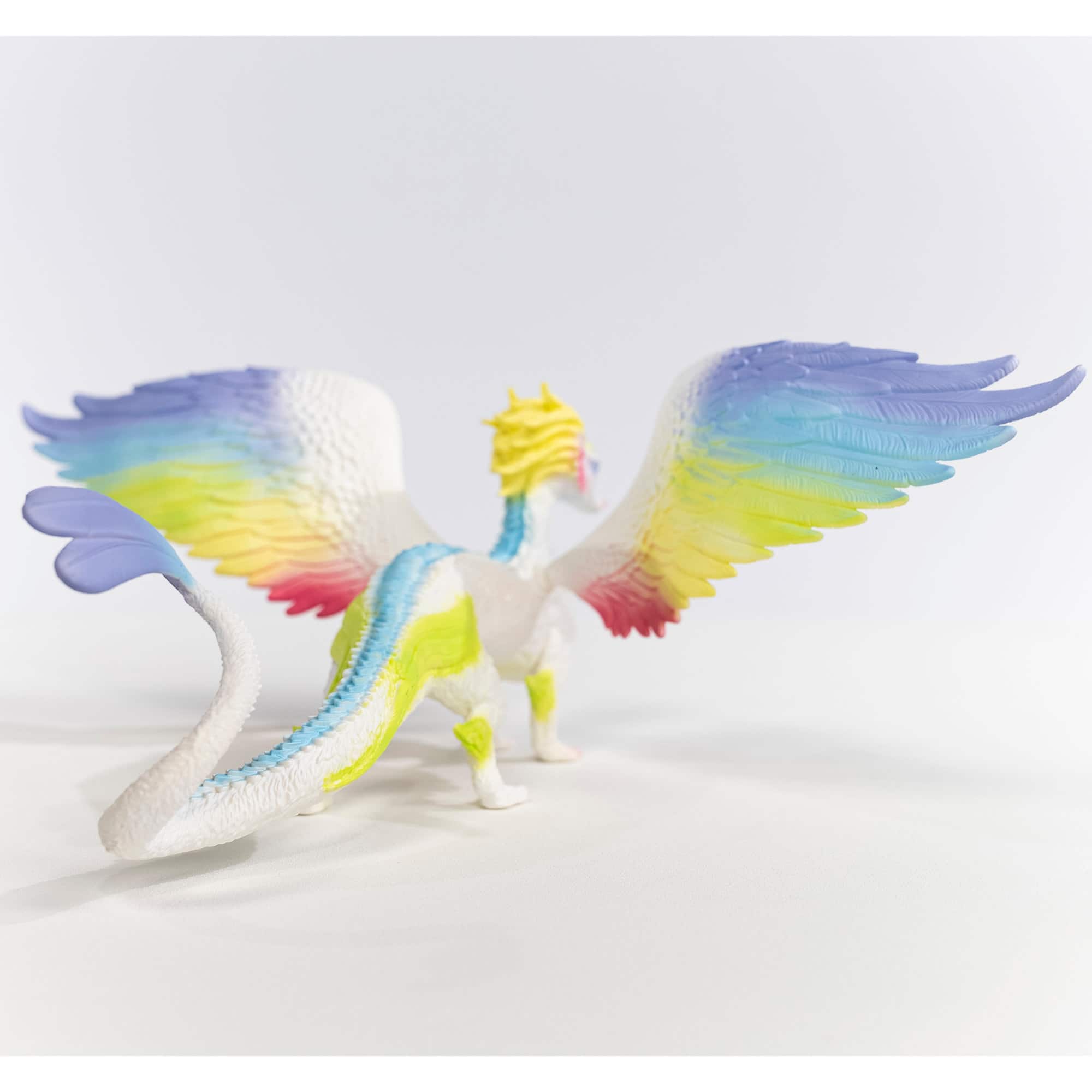 schleich® Bayala® Rainbow Dragon Collectible Figurine with 13" Wingspan