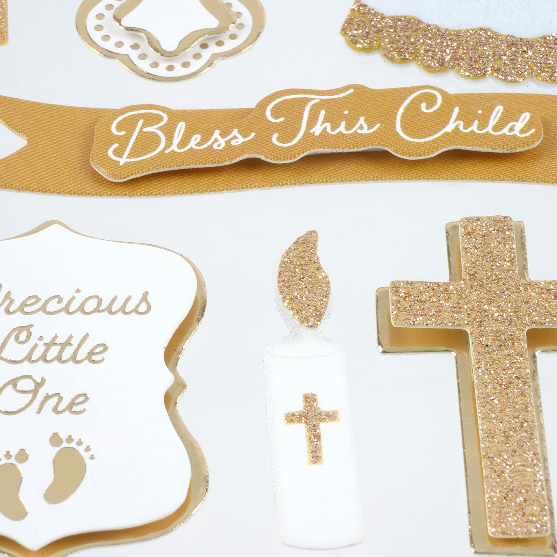 12 Pack: Christening Baby Stickers by Recollections™