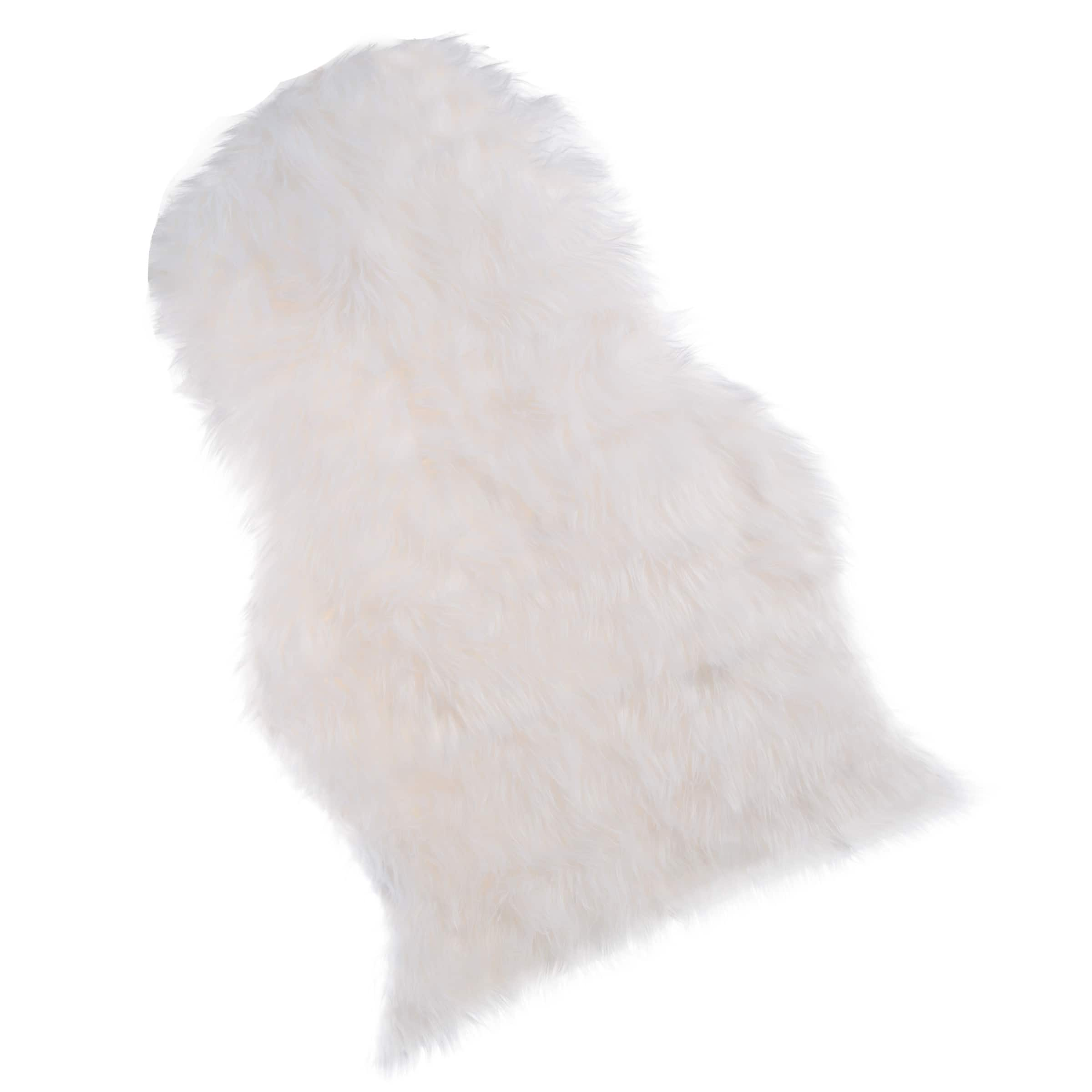 Hastings Home Faux Sheepskin Fur Rug, 2ft. x 3ft.