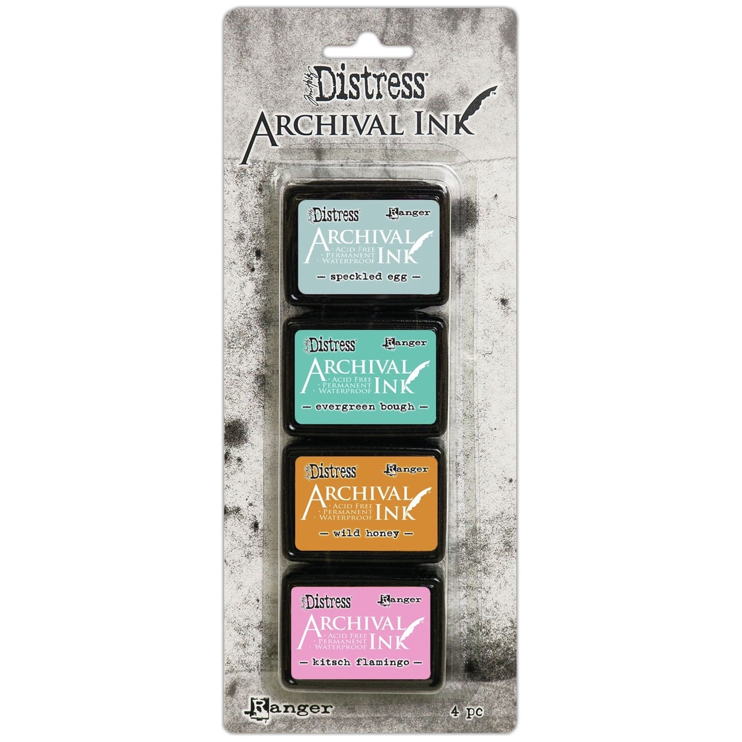 Tim Holtz Distress&#xAE; Archival Mini Ink Kit No.4