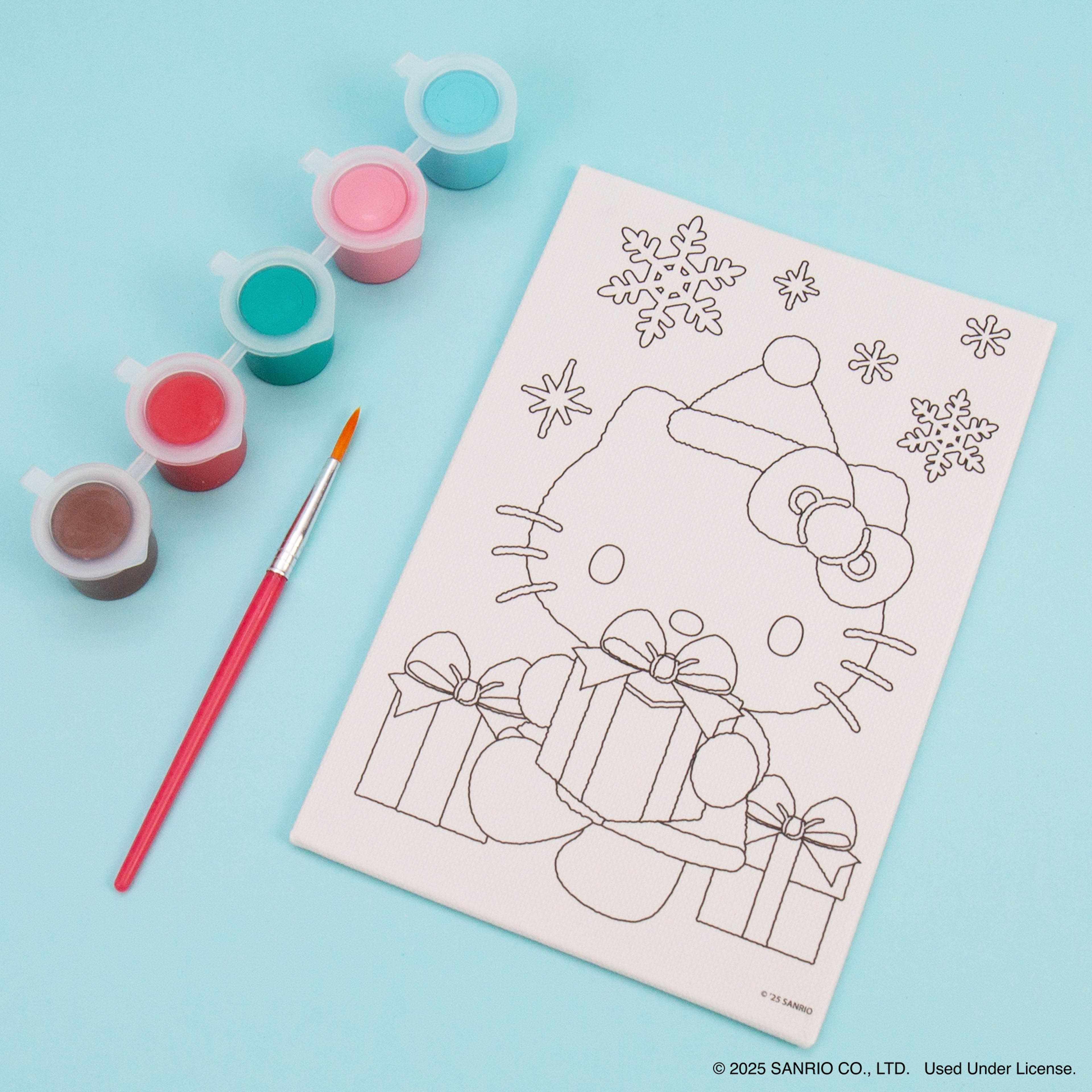 Hello Kitty&#xAE; &#x26; Friends Holiday Canvas Art Kit