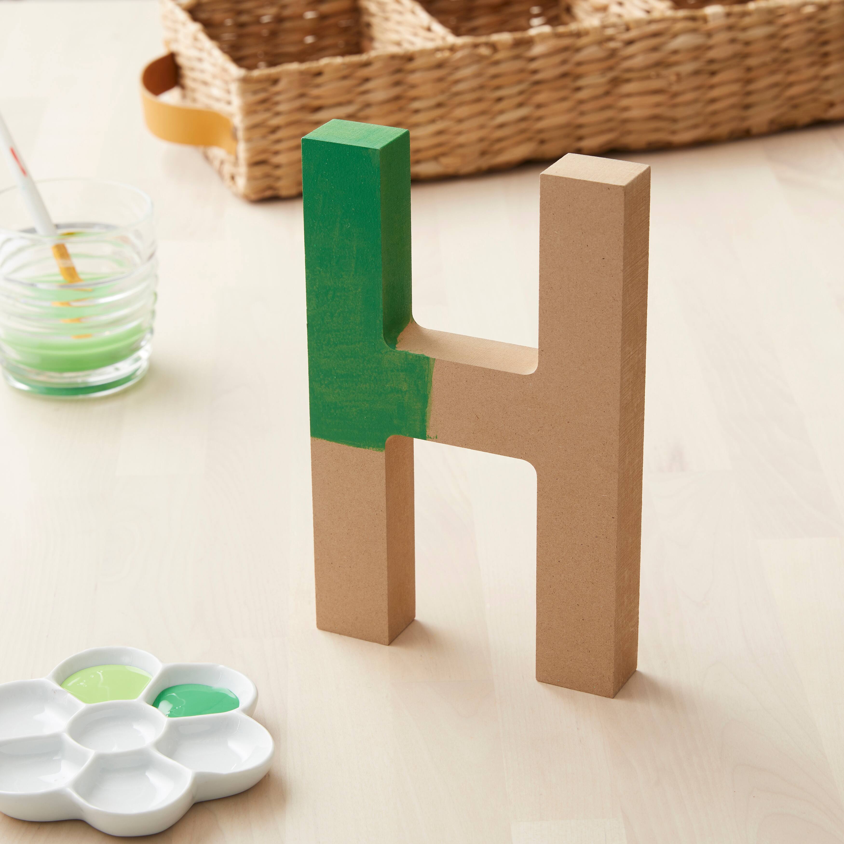6 Pack: 8&#x22; MDF Block Letter by Make Market&#xAE;