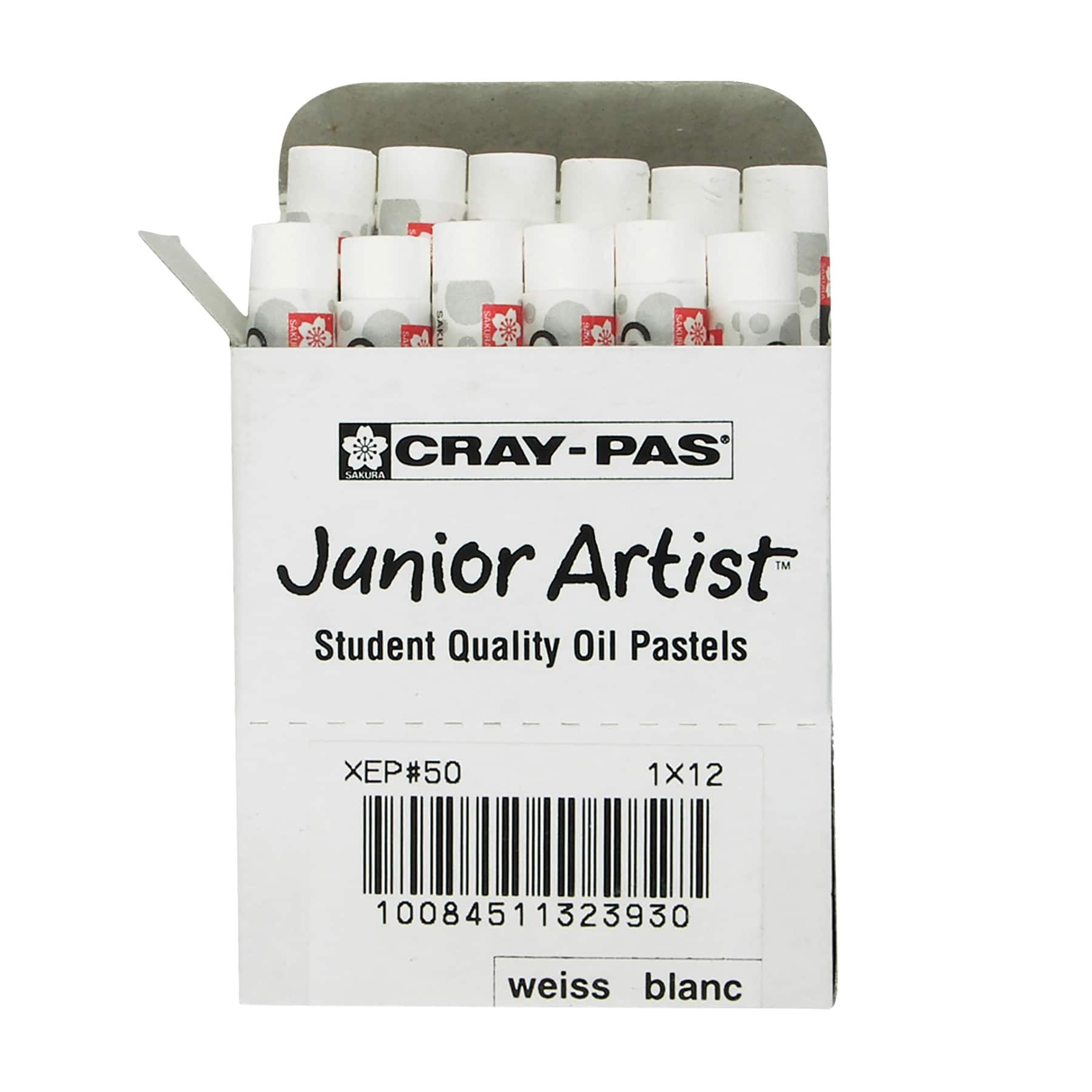 Sakura® White Cray-Pas Junior Artist Oil Pastels, 12ct.