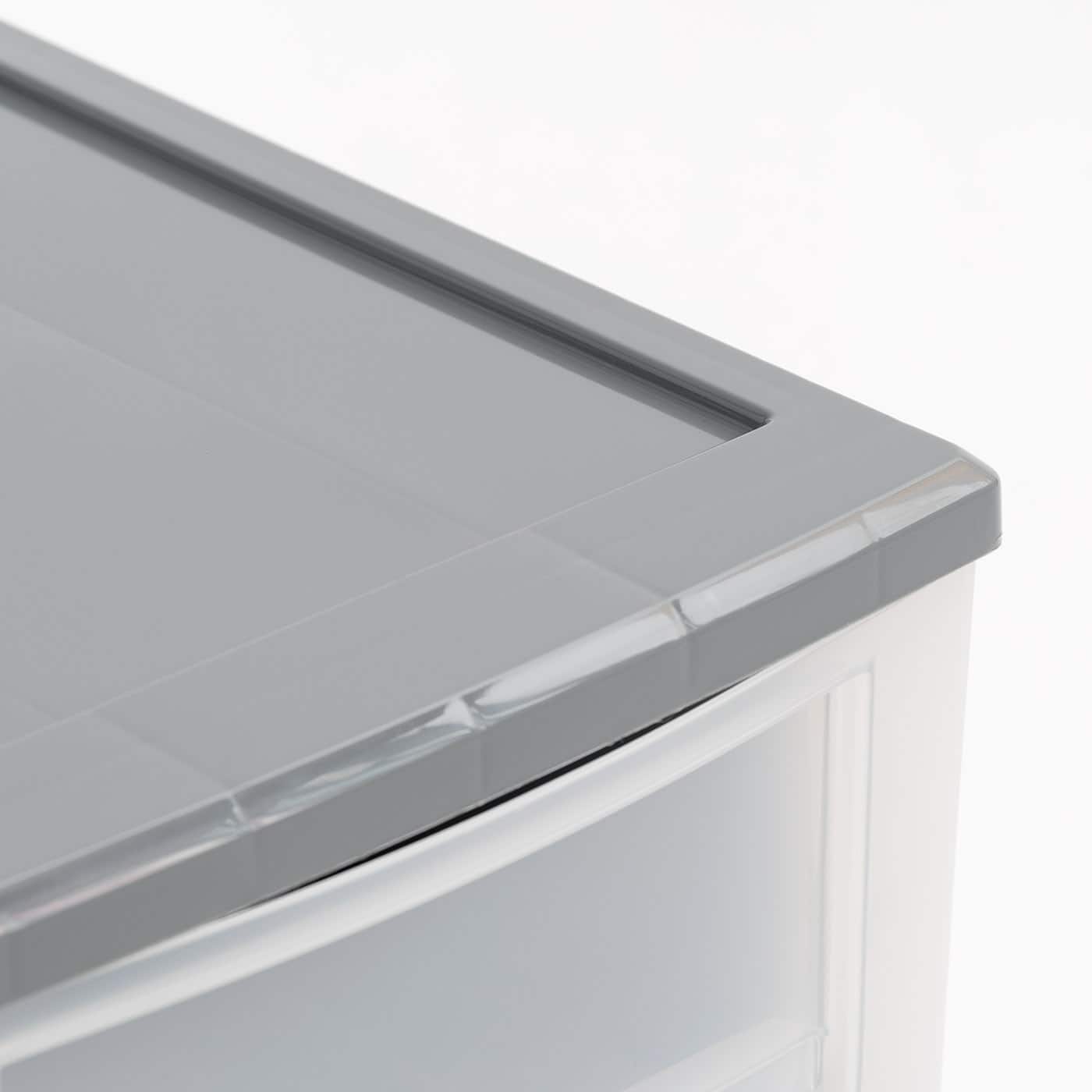 Iris&#xAE; 6.5qt. Gray Stackable Drawer, 5 Pack 