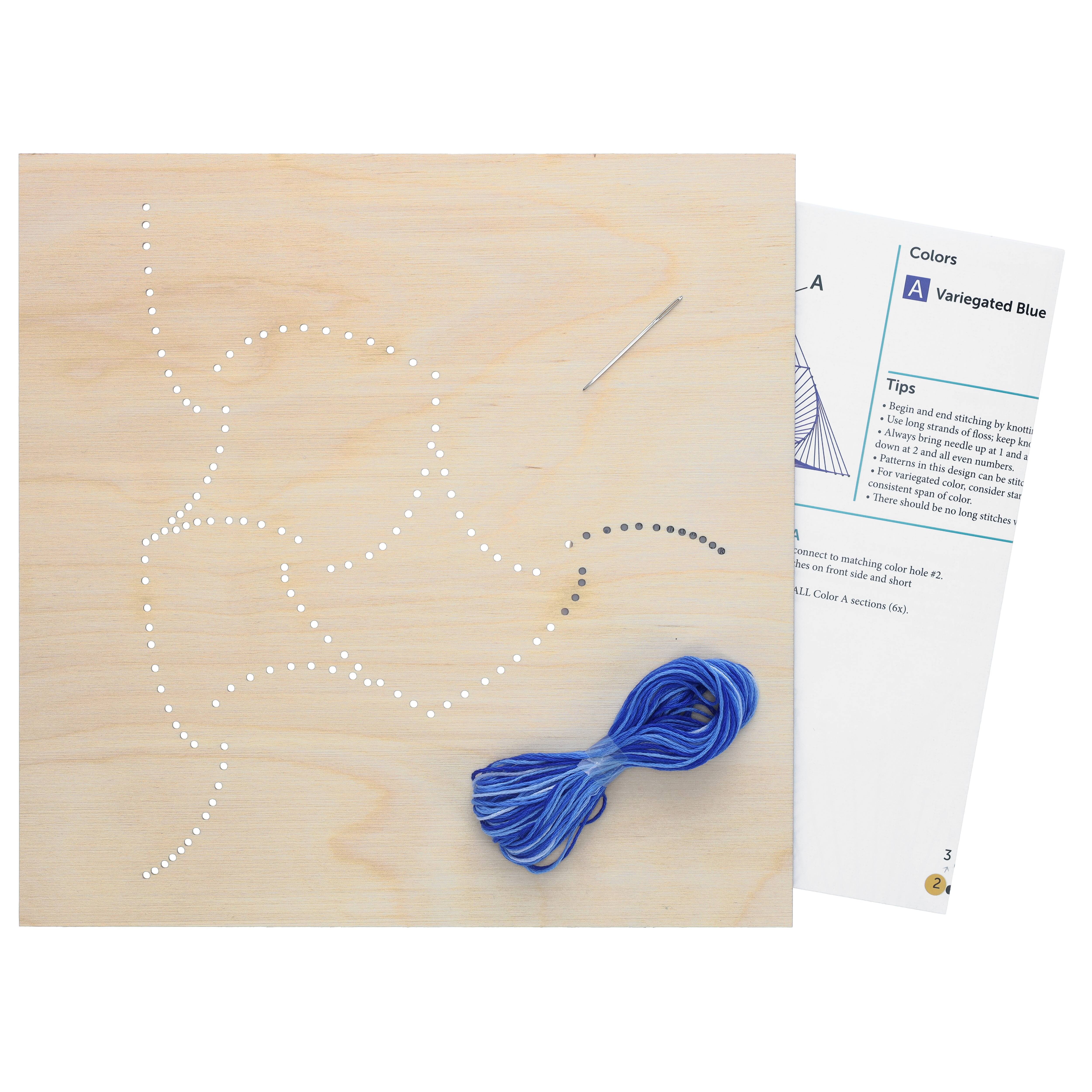 Leisure Arts® Triangle Stitched String Art Panel Kit