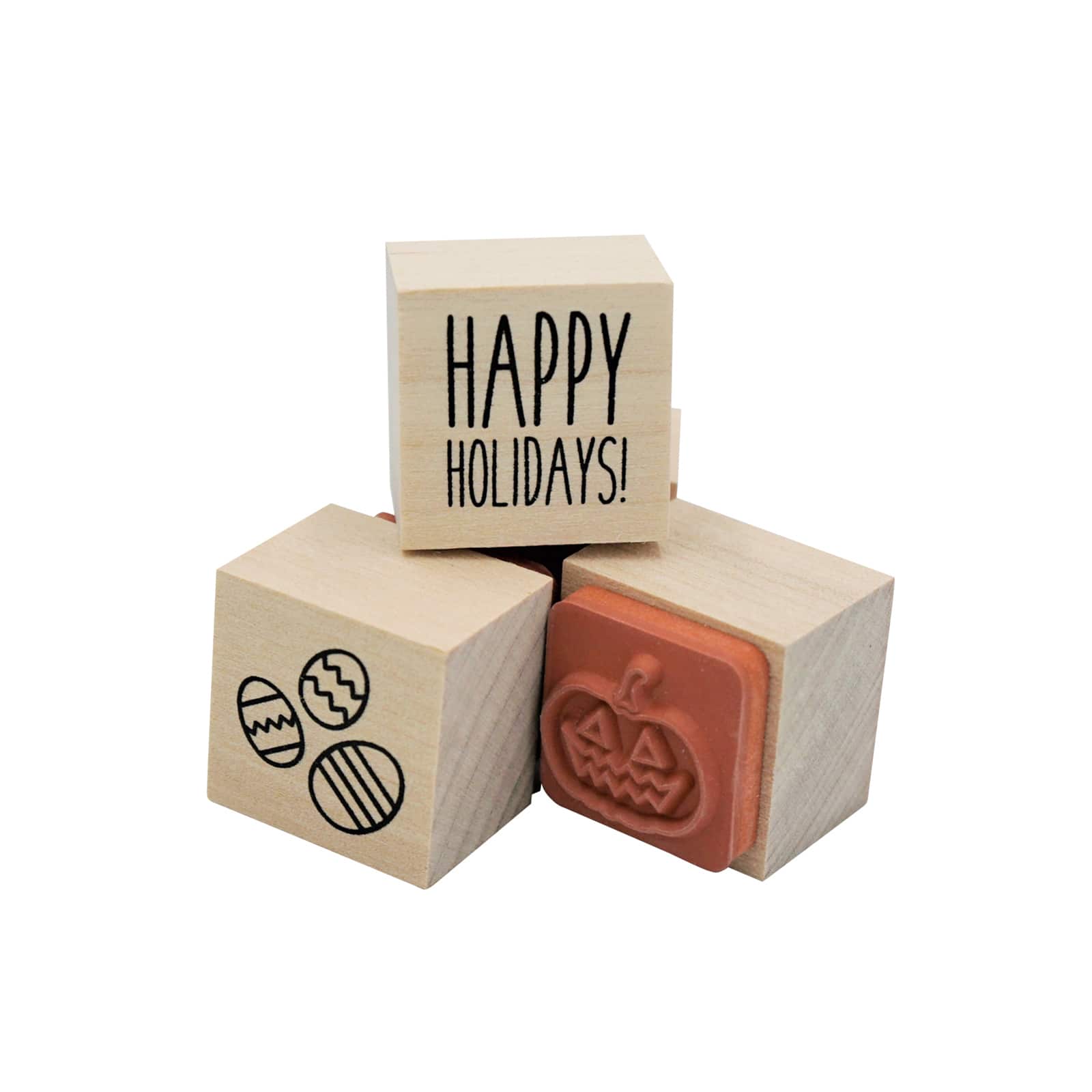 6 Pack: All Holiday Jar of Wood Stamps by Recollections™